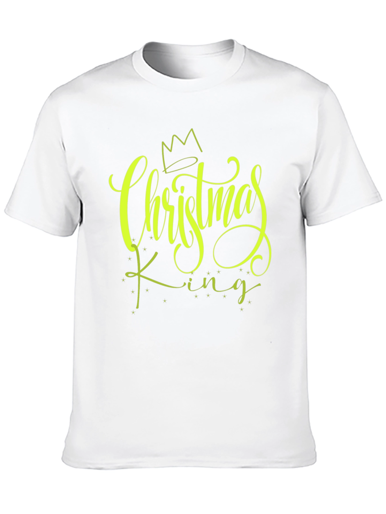 Christmas King Black Graphic Tee