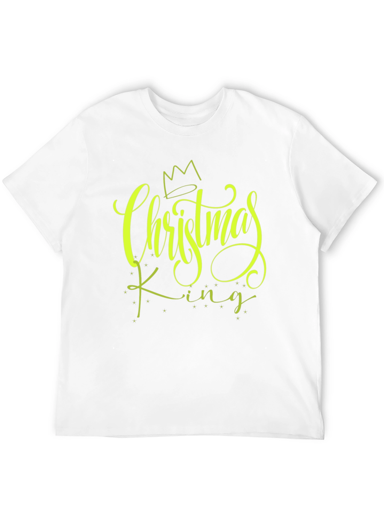 Christmas King Black Graphic Tee