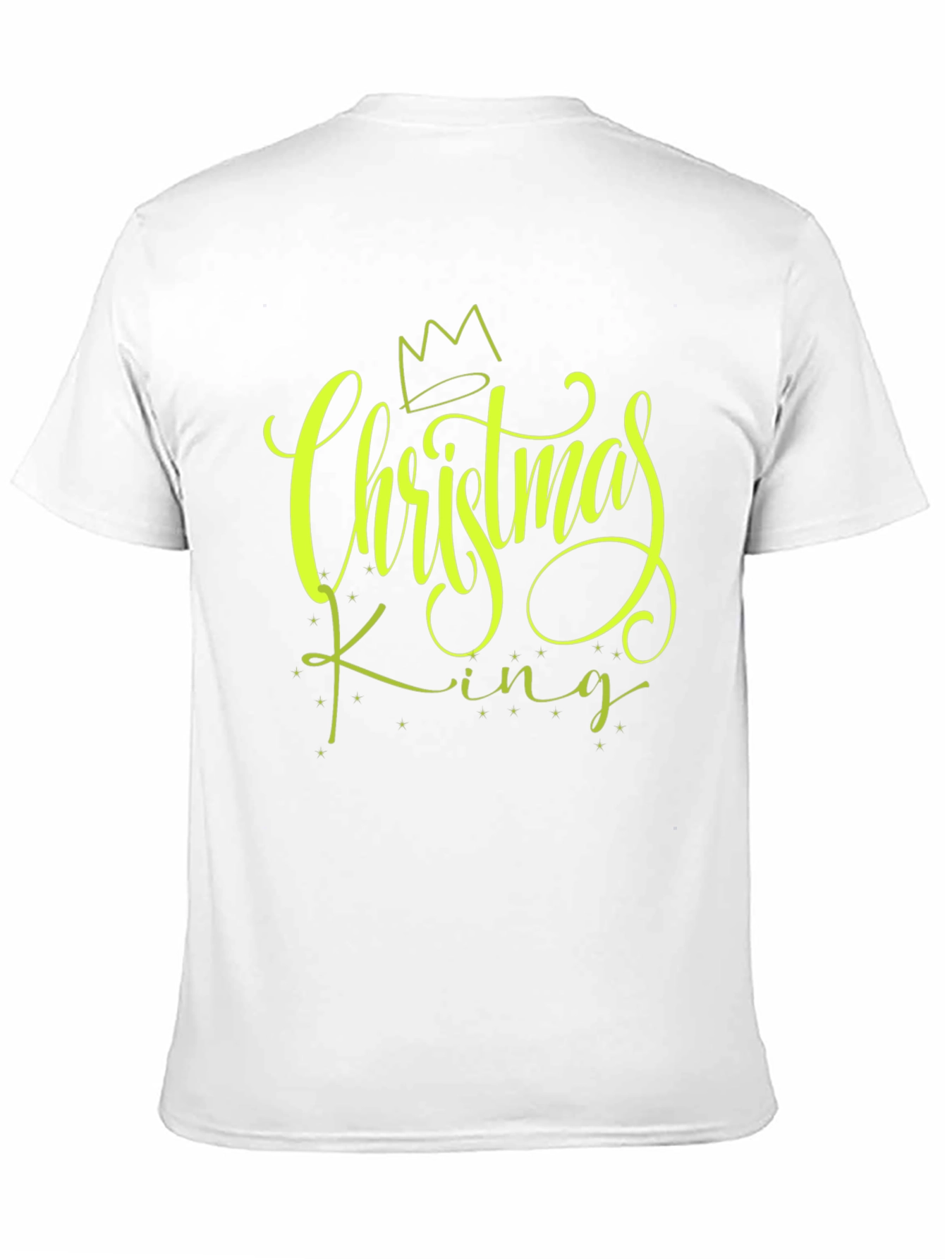 Christmas King Black Graphic Tee