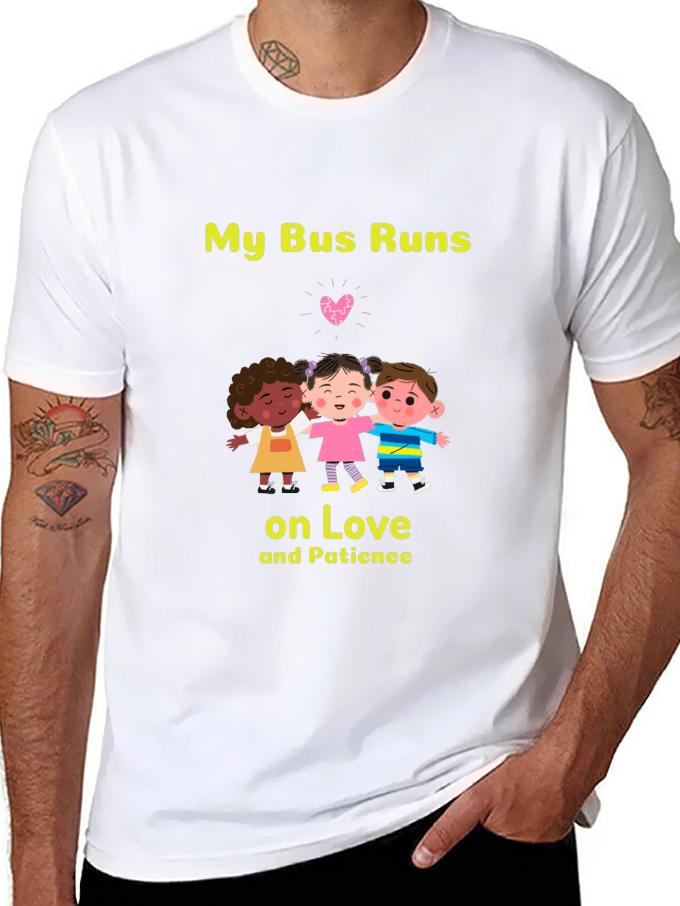 My Bus Runs on Love T-Shirt