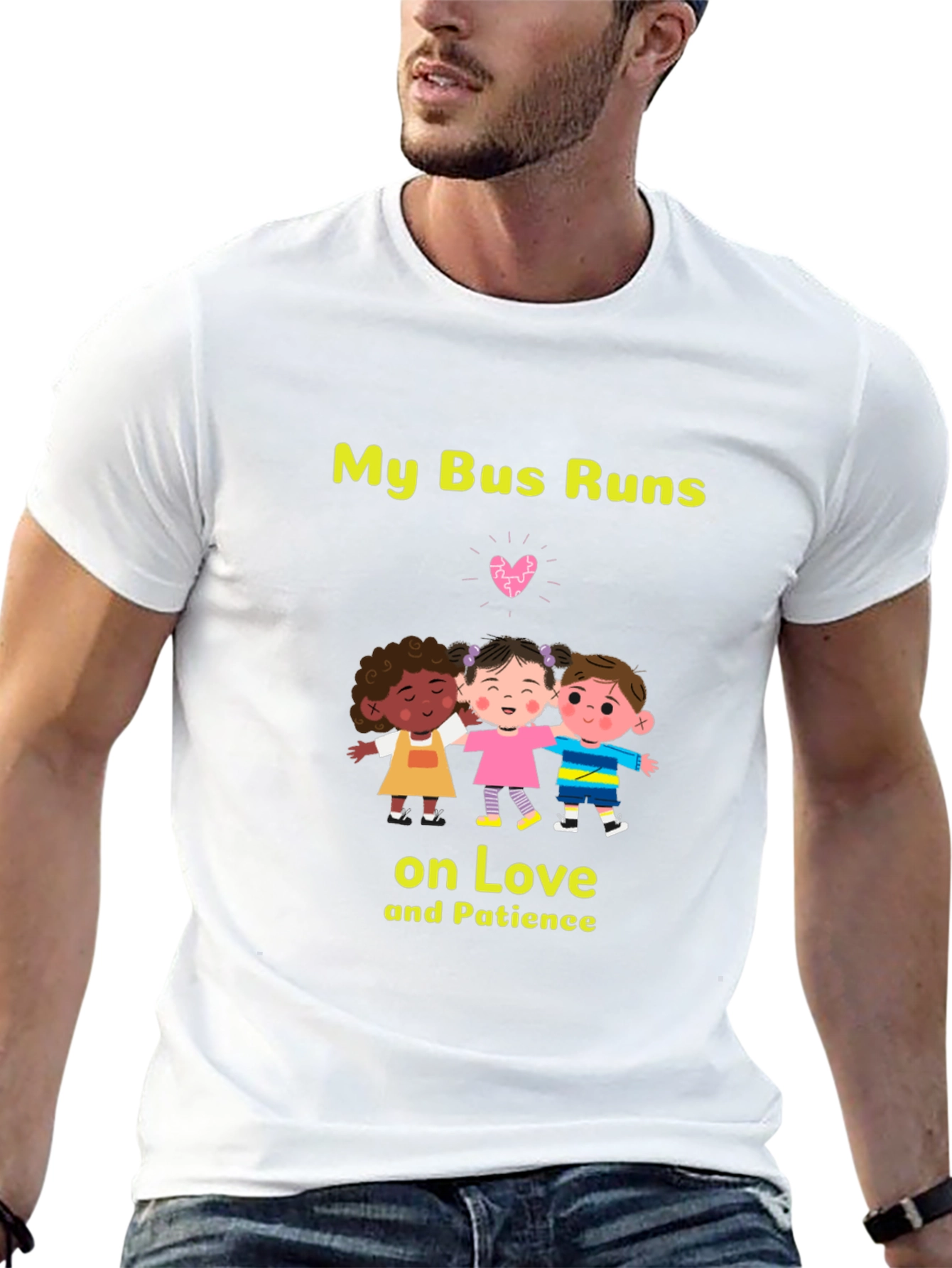 My Bus Runs on Love T-Shirt