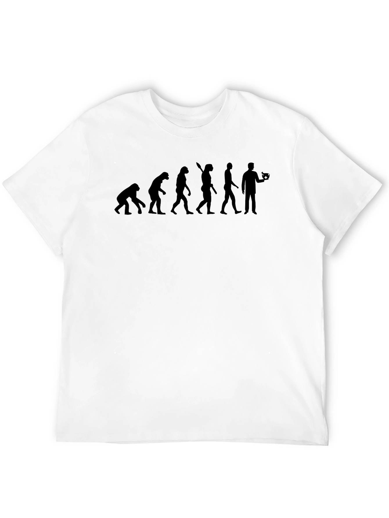 Evolution of the Gamer T-Shirt - Black Cotton Tee
