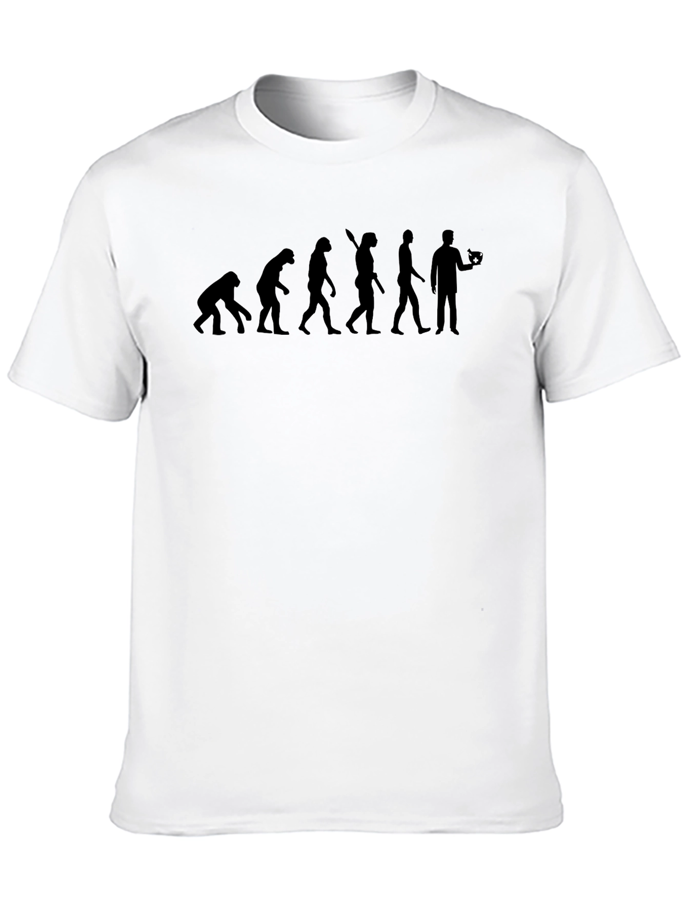 Evolution of the Gamer T-Shirt - Black Cotton Tee