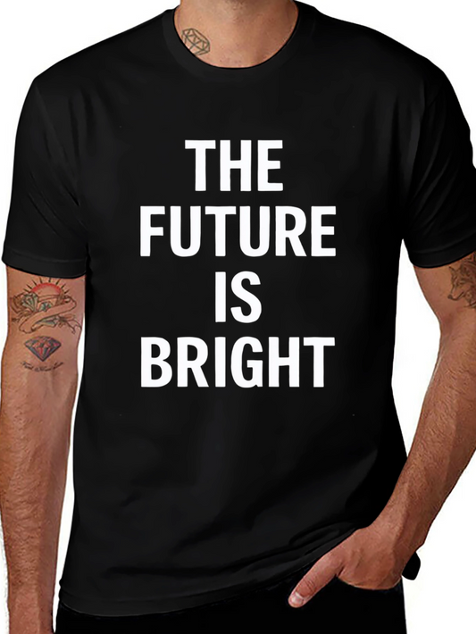The Future Is Bright Graphic Tee - Black T-Shirt