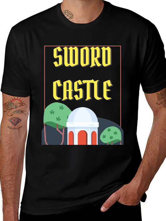 Sword Castle Graphic T-Shirt - Stylish & Unique Design