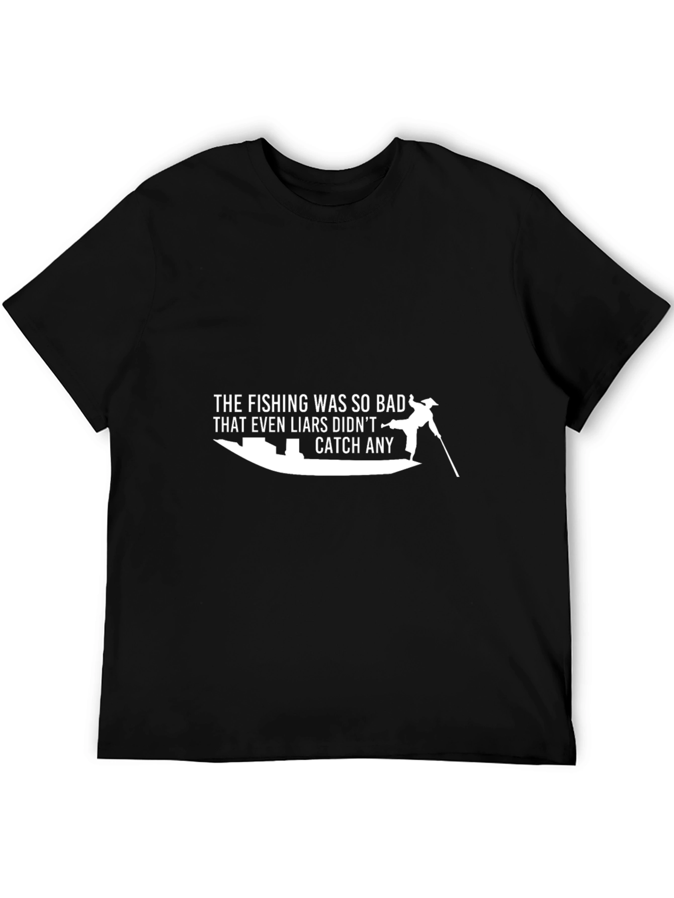 Fishing Humor T-Shirt: Liars Didnt Catch Any