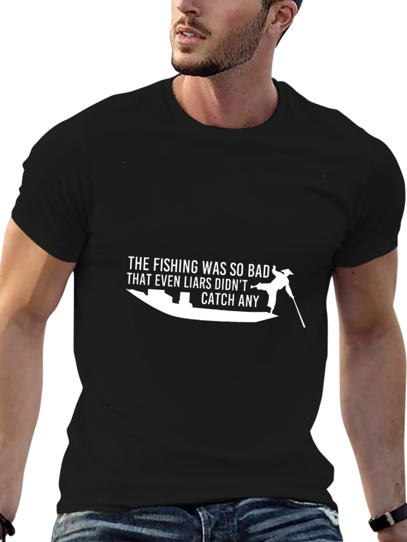 Fishing Humor T-Shirt: Liars Didnt Catch Any