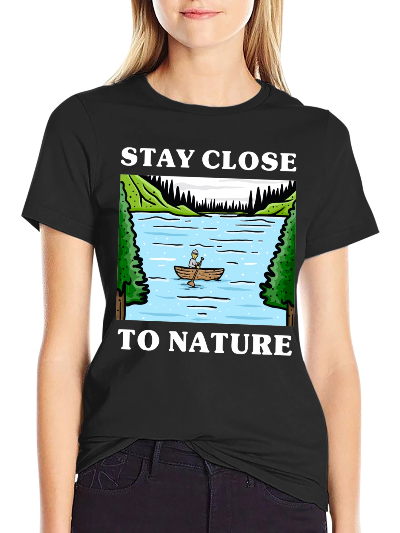 Stay Close To Nature Graphic Tee