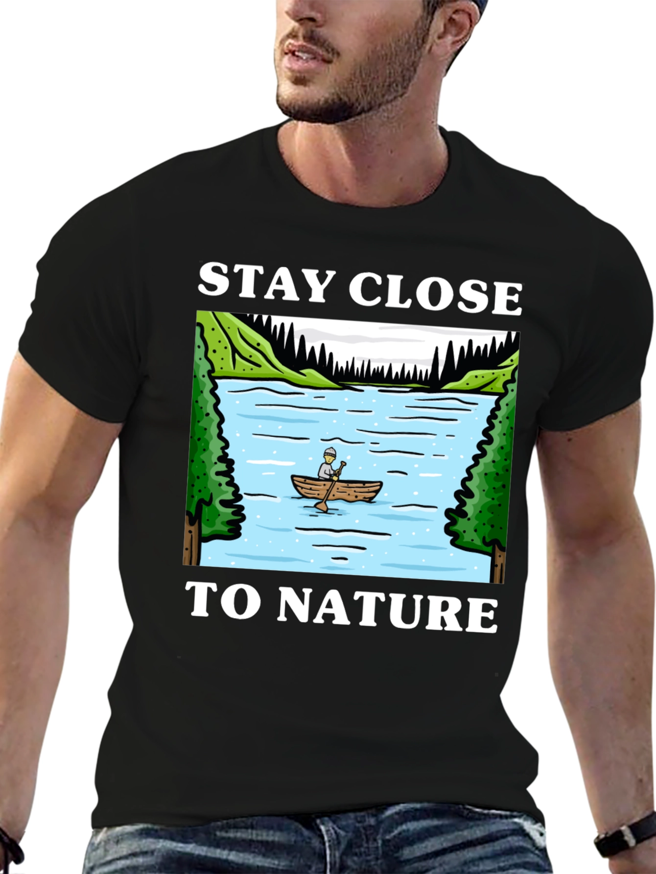 Stay Close To Nature Graphic Tee