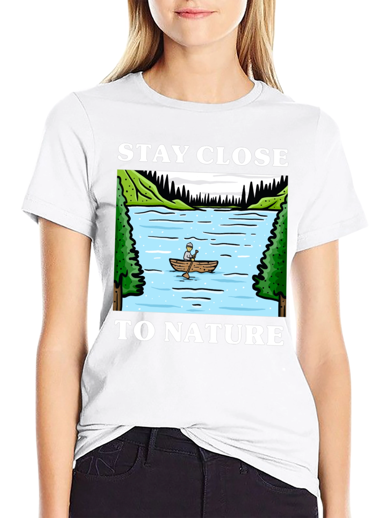 Stay Close To Nature Graphic Tee