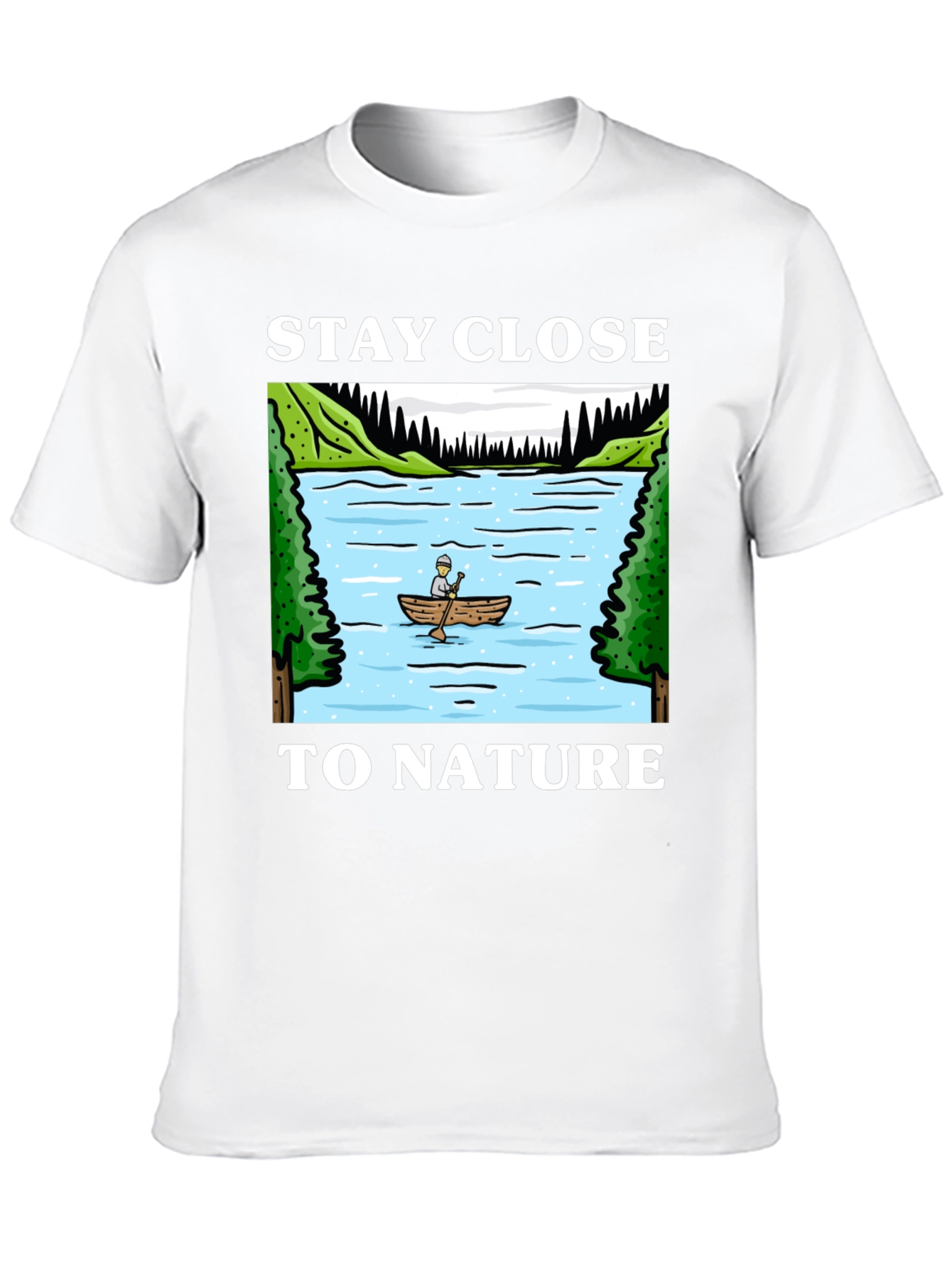 Stay Close To Nature Graphic Tee