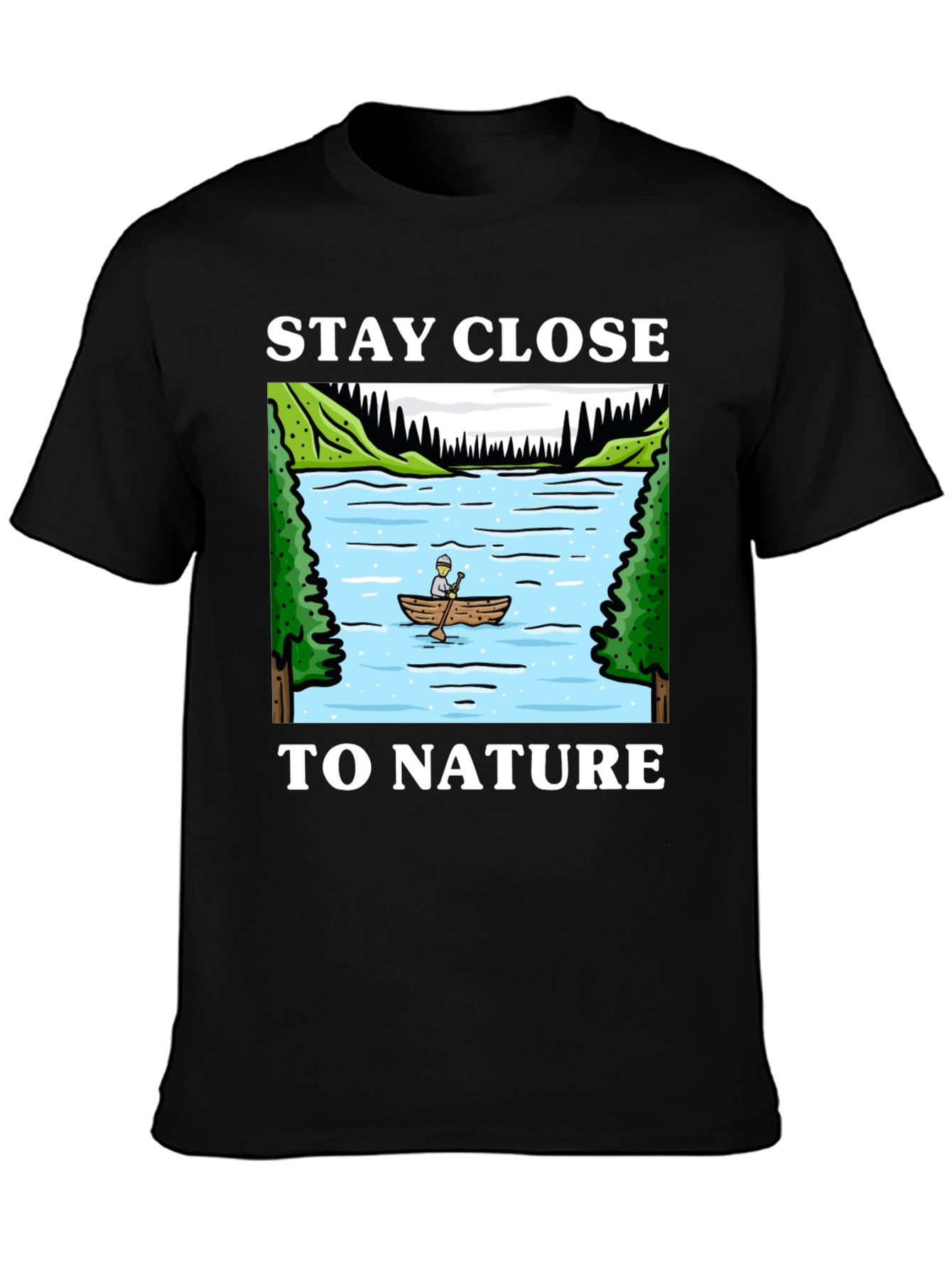 Stay Close To Nature Graphic Tee