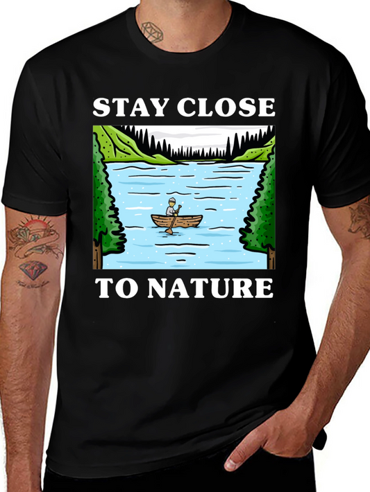 Stay Close To Nature Graphic Tee