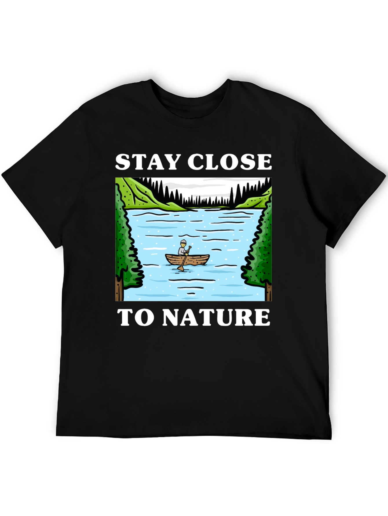 Stay Close To Nature Graphic Tee