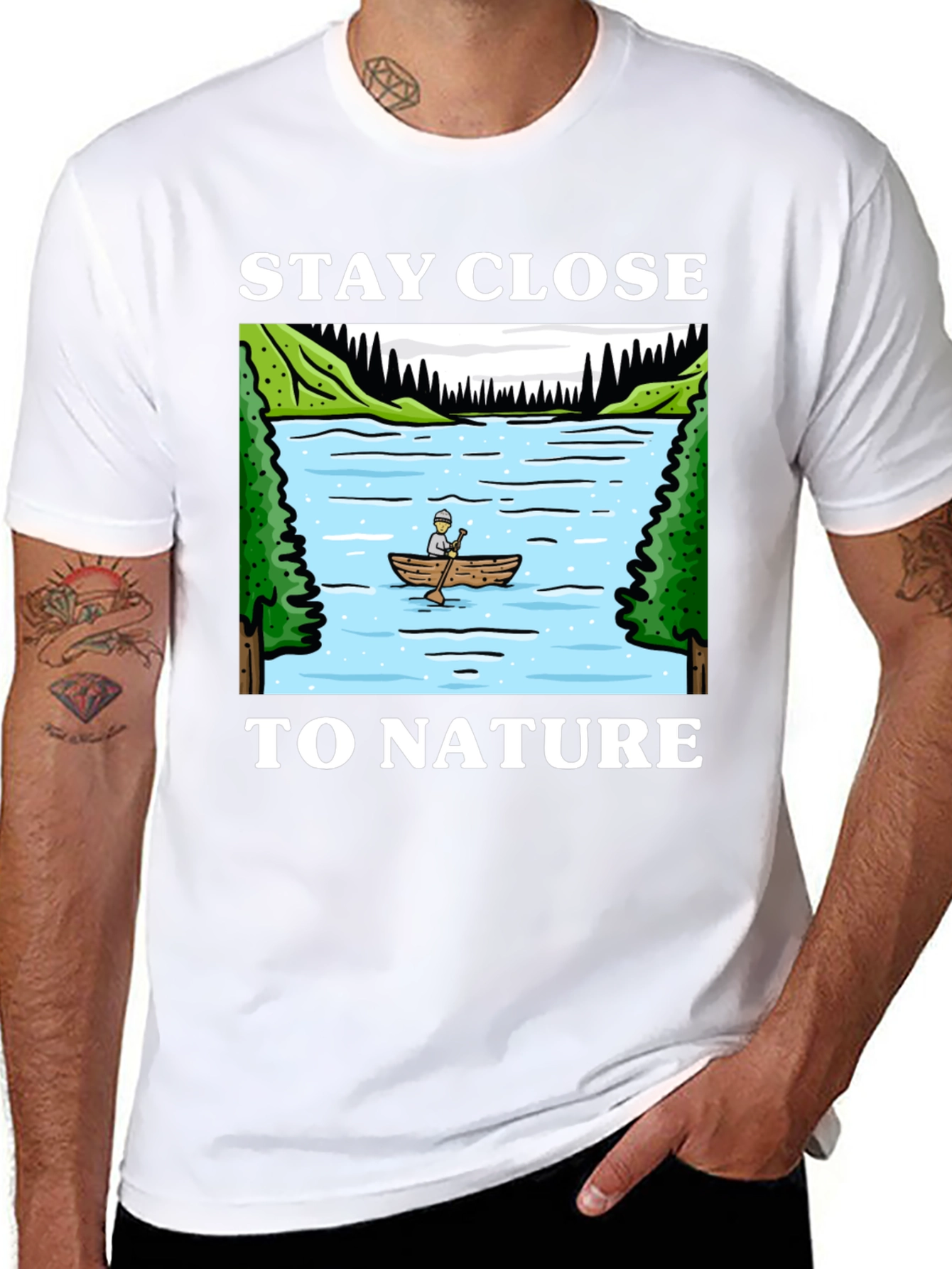 Stay Close To Nature Graphic Tee