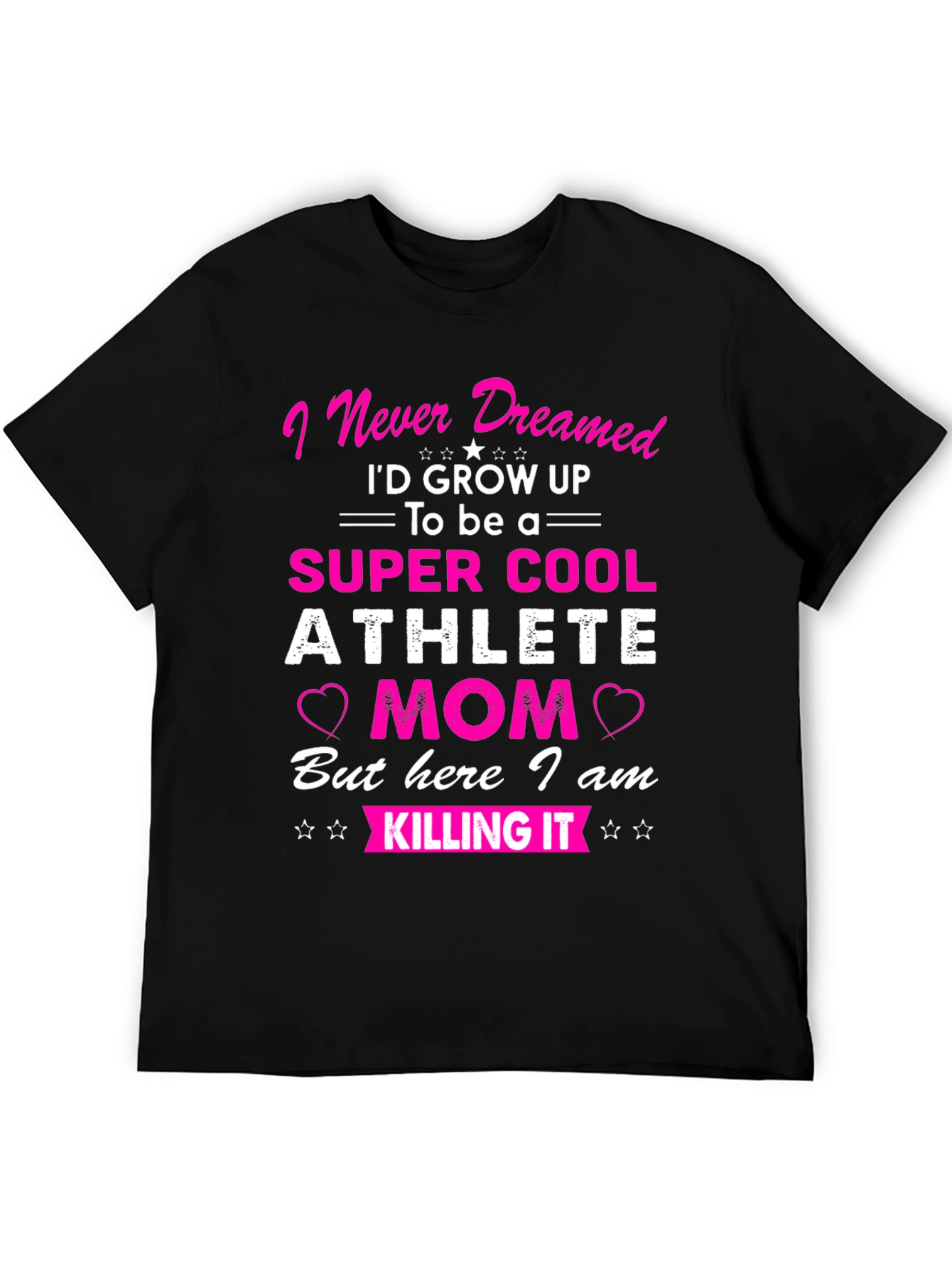 Super Cool Athlete Mom T-Shirt - Novelty Graphic Tee