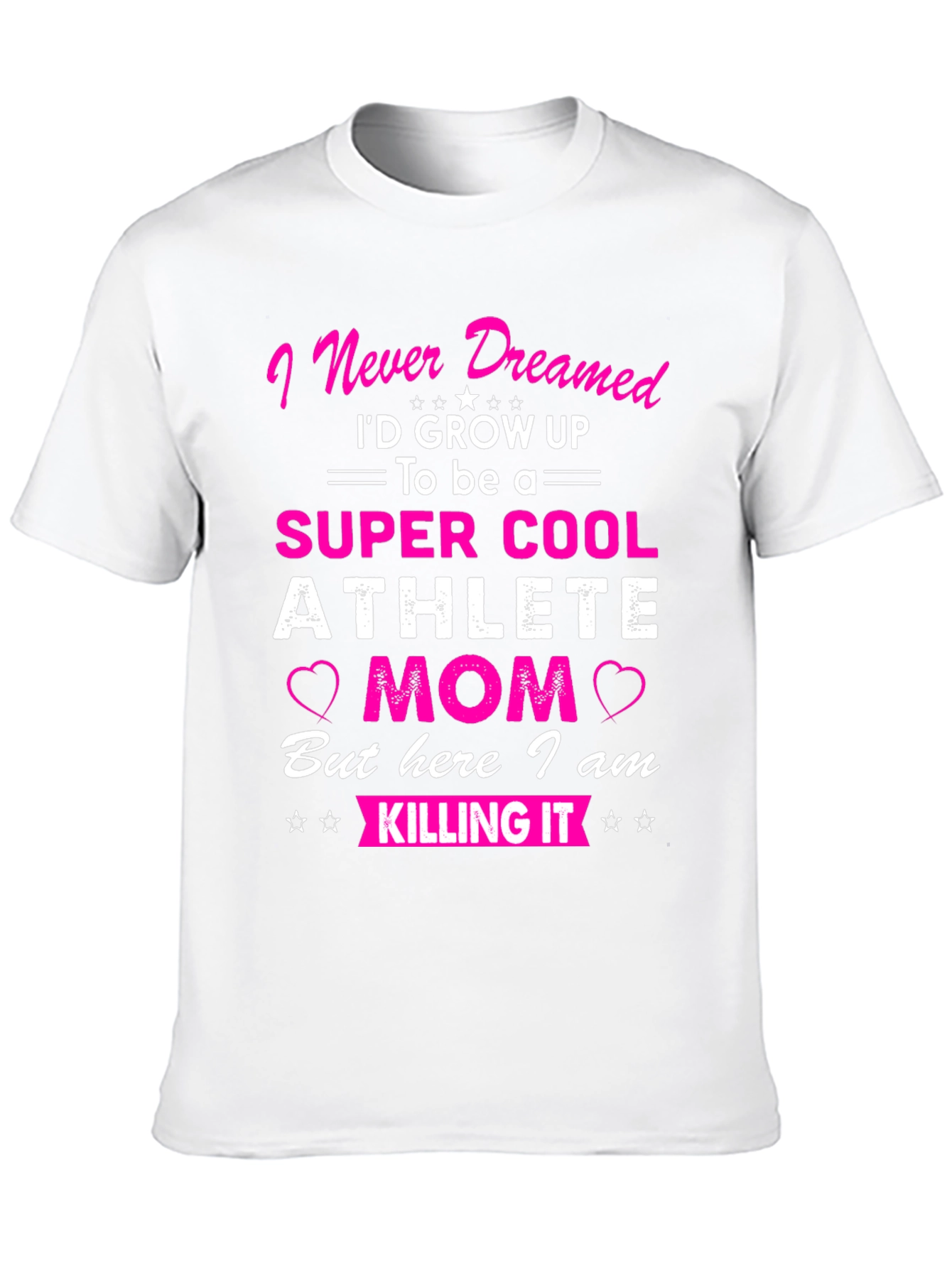 Super Cool Athlete Mom T-Shirt - Novelty Graphic Tee