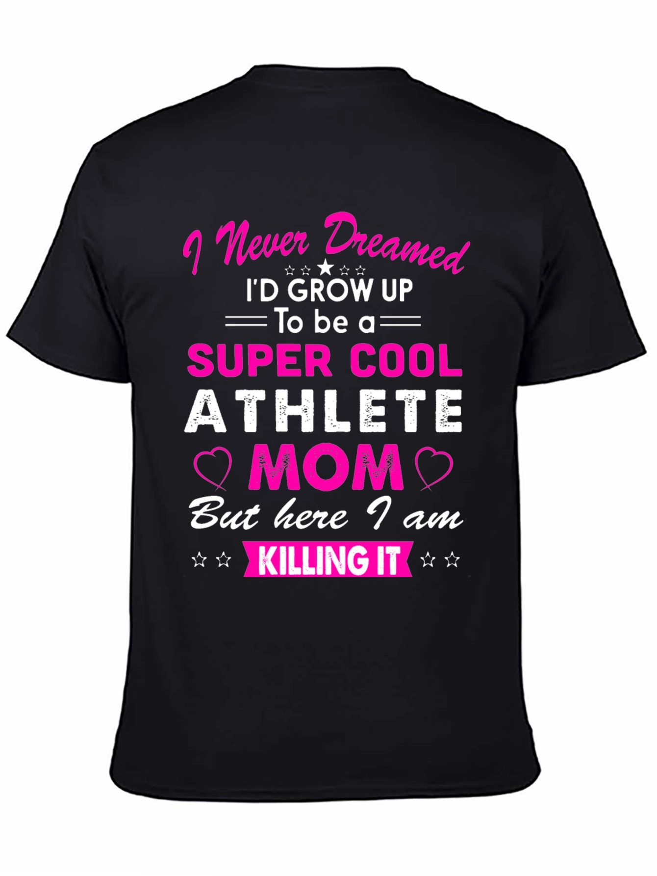 Super Cool Athlete Mom T-Shirt - Novelty Graphic Tee