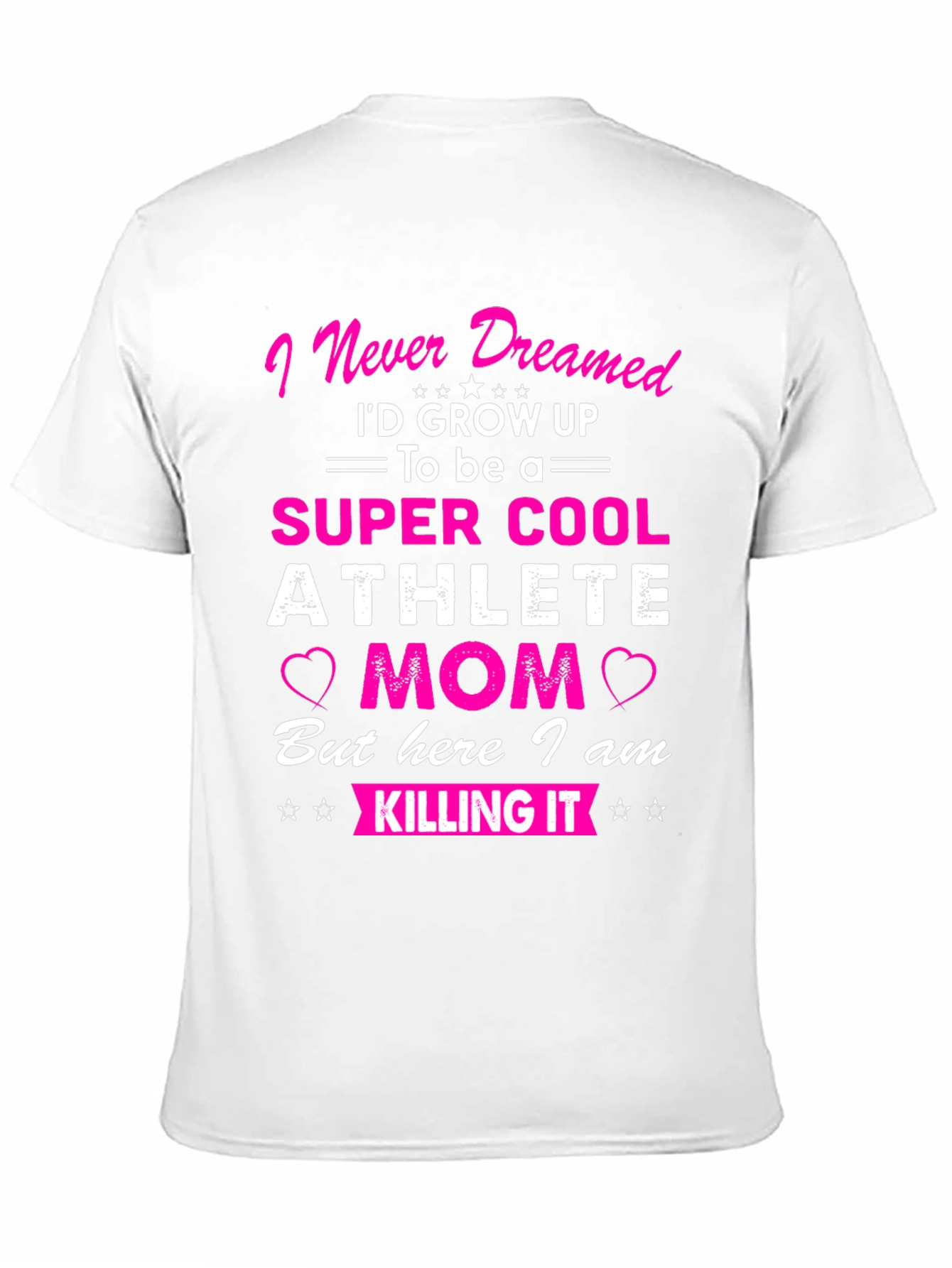 Super Cool Athlete Mom T-Shirt - Novelty Graphic Tee