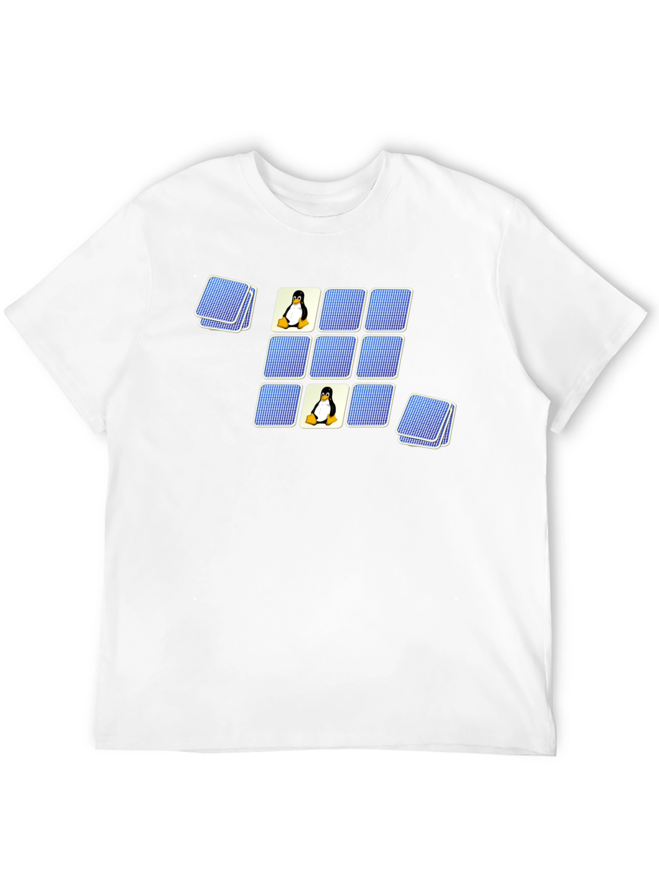 Linux Penguin Matching Game T-Shirt