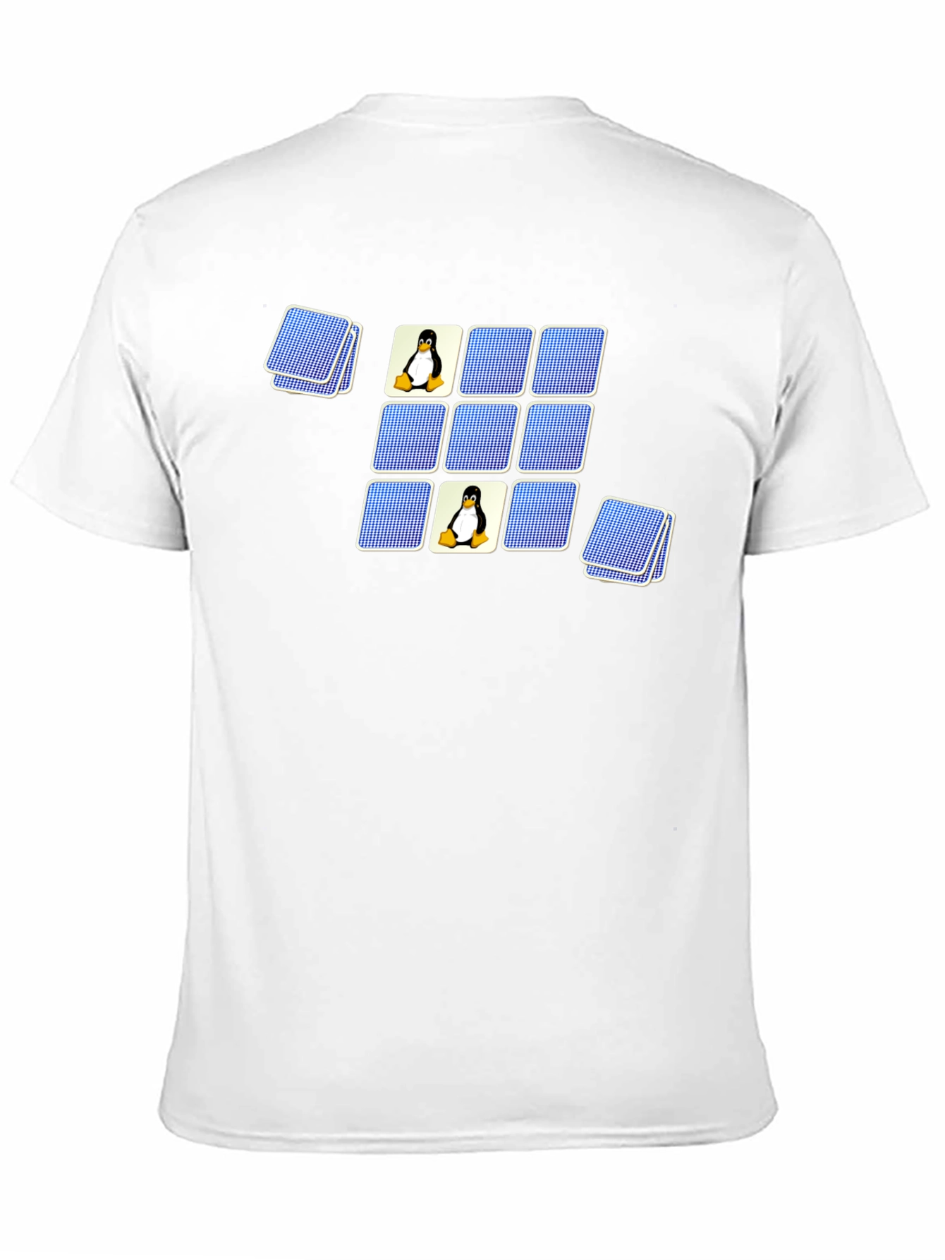 Linux Penguin Matching Game T-Shirt