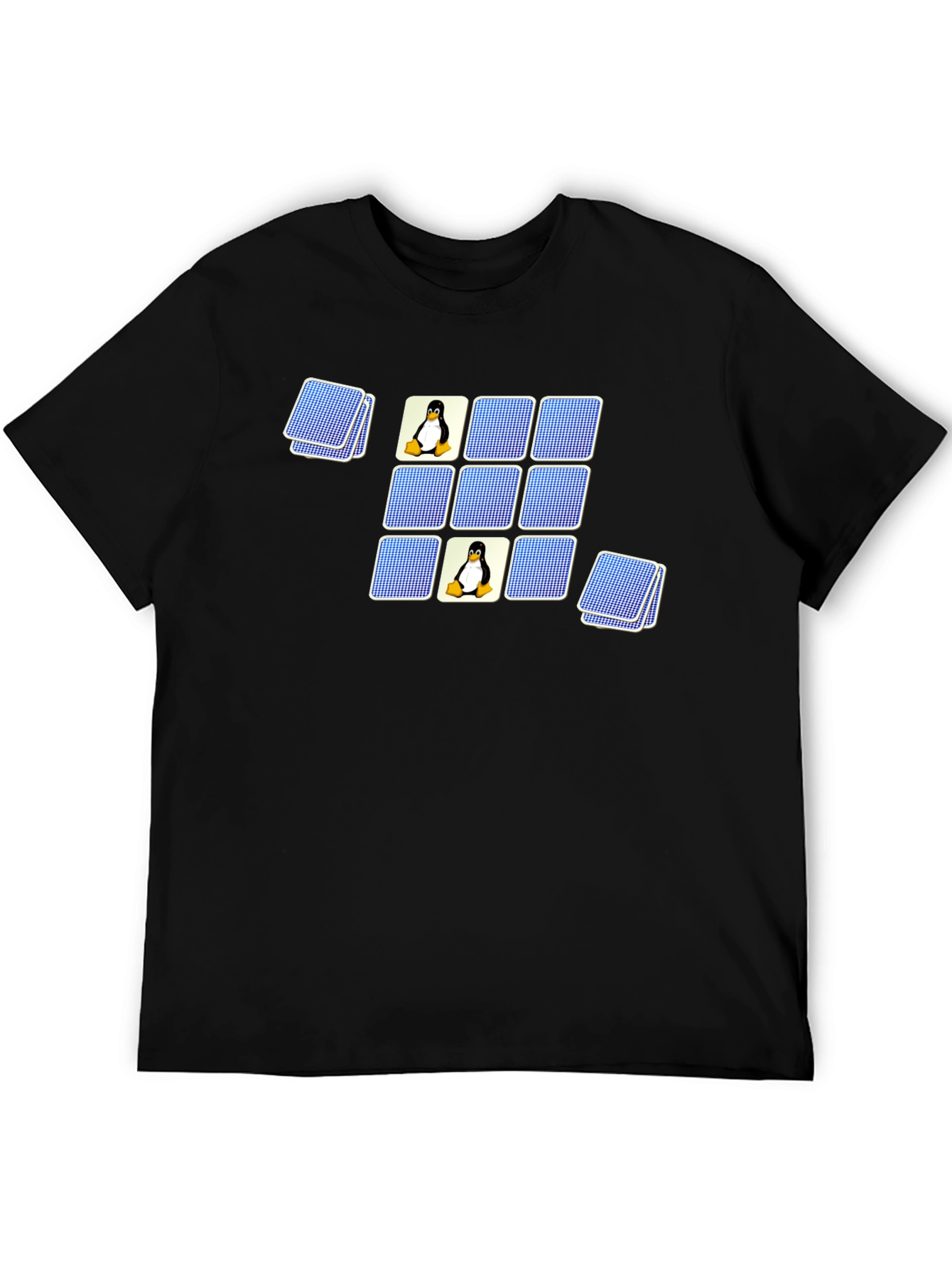 Linux Penguin Matching Game T-Shirt