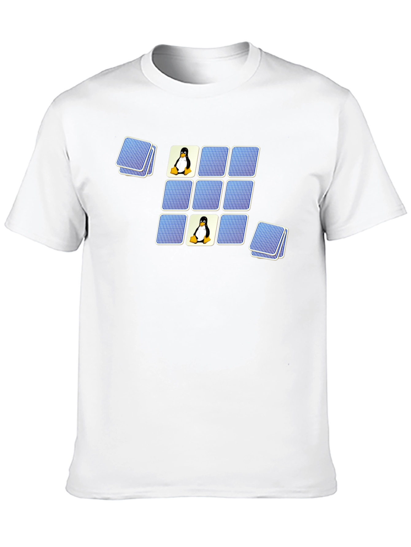 Linux Penguin Matching Game T-Shirt
