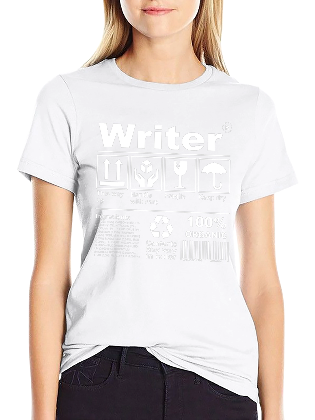 Writer T-Shirt - Organic Cotton Novelty Tee