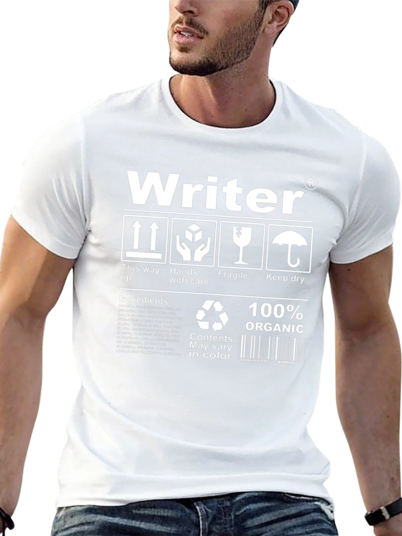 Writer T-Shirt - Organic Cotton Novelty Tee