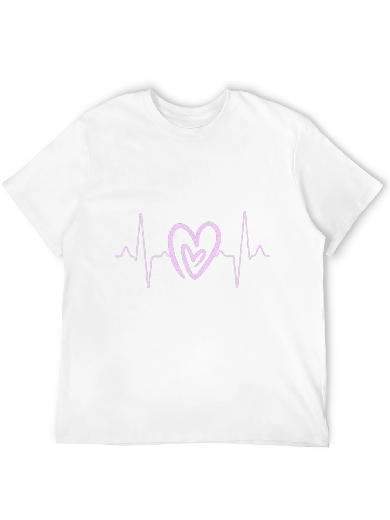 Heartbeat Heart Graphic Black T-Shirt