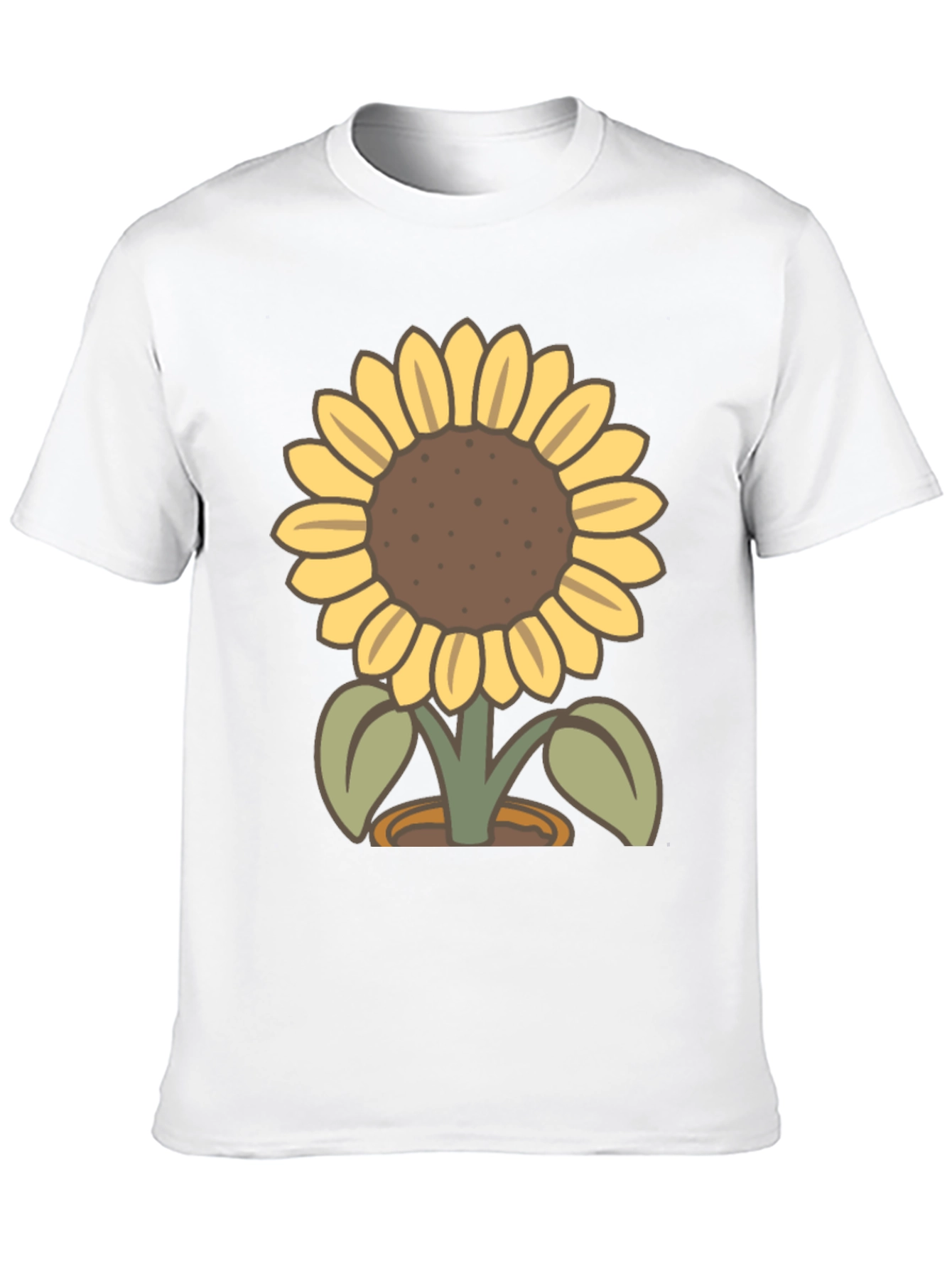Sunflower Graphic T-Shirt - Black Cotton Tee