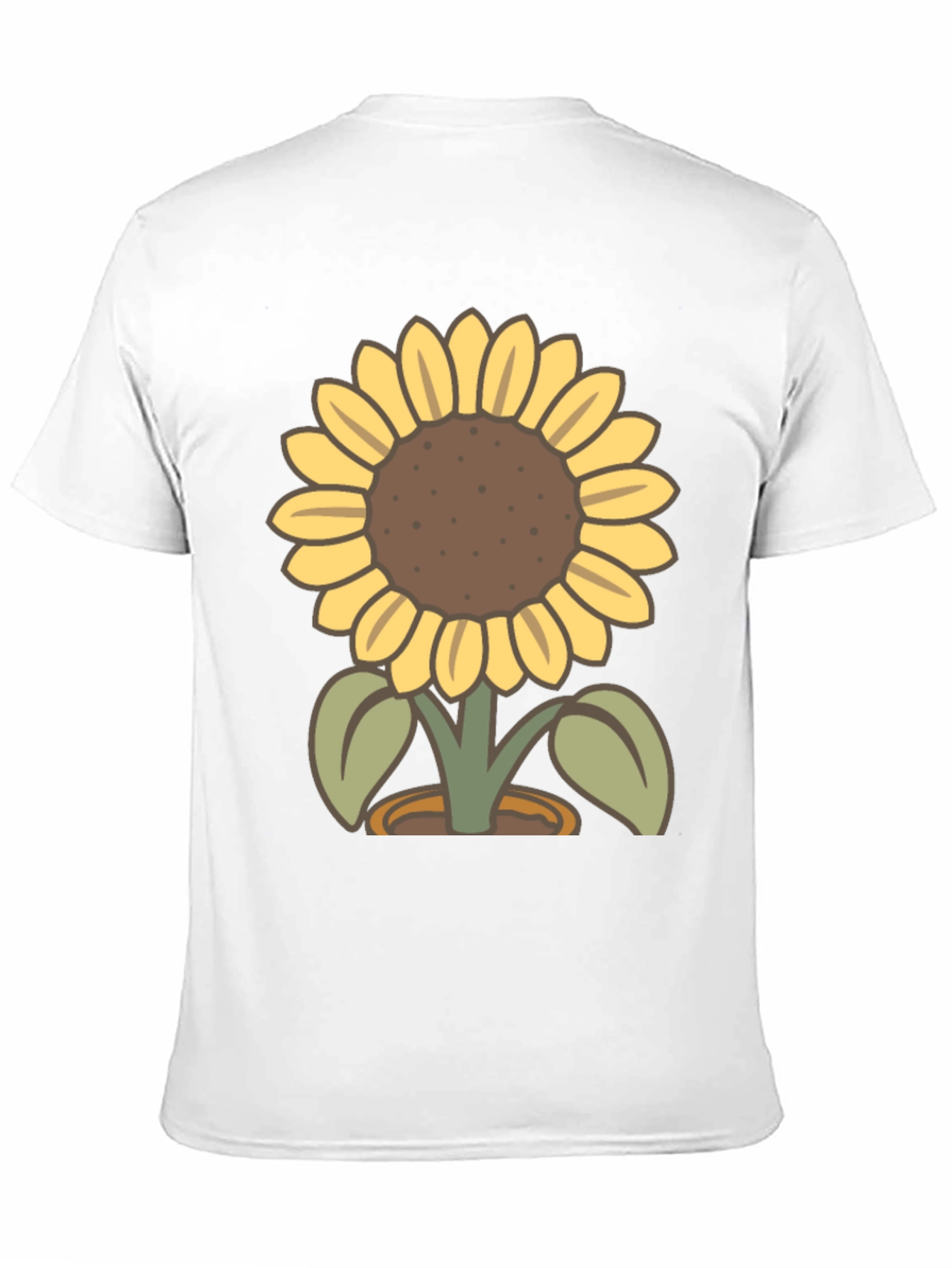Sunflower Graphic T-Shirt - Black Cotton Tee