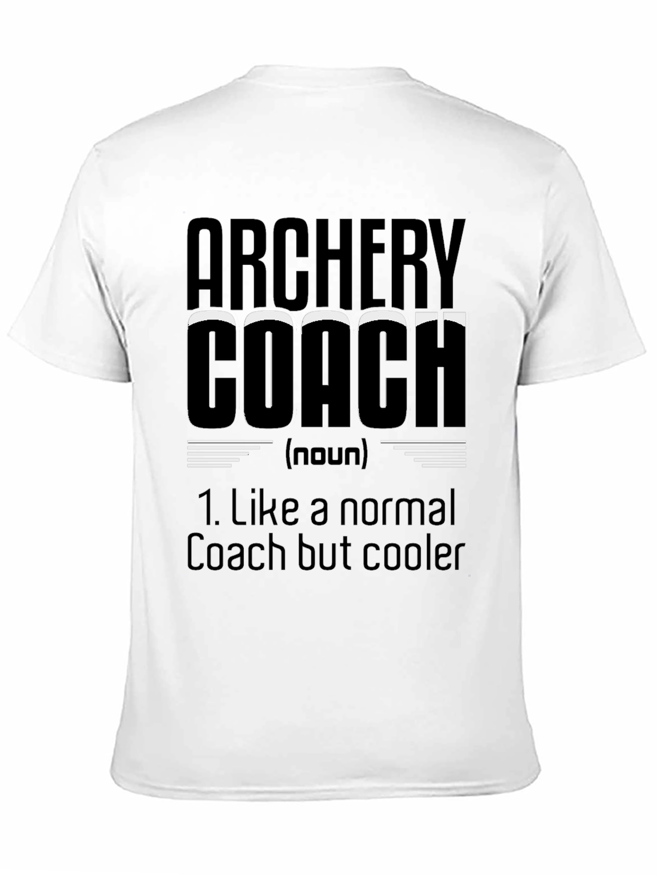 Archery Coach Graphic Tee - Cool & Comfortable