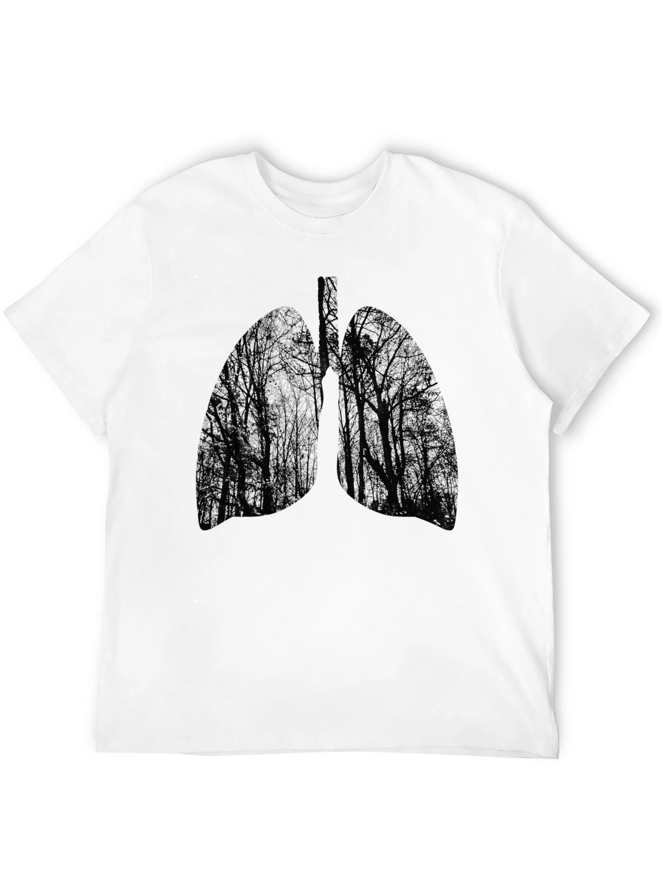 Nature Lungs Graphic Tee - Breathe in Style