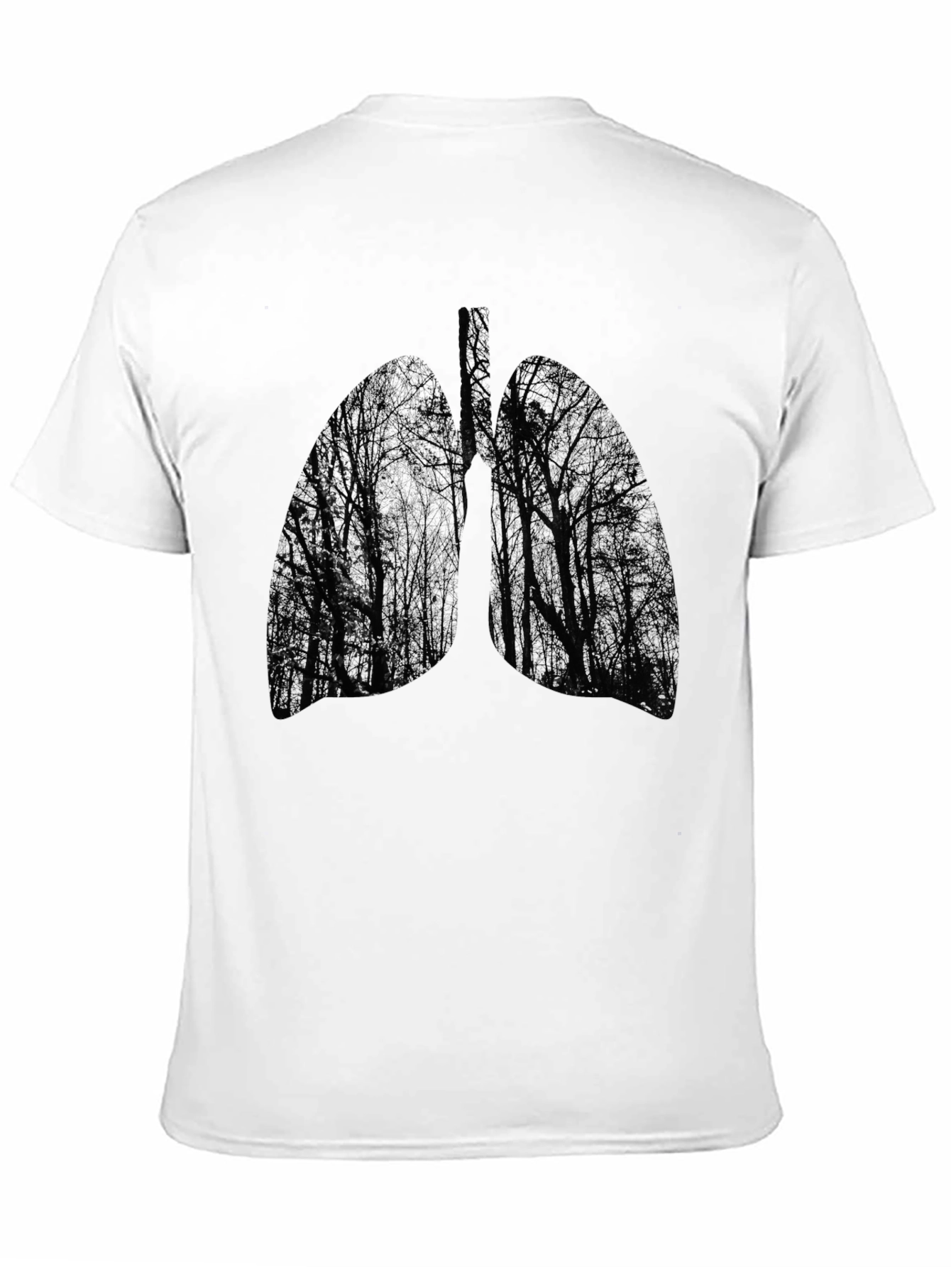 Nature Lungs Graphic Tee - Breathe in Style