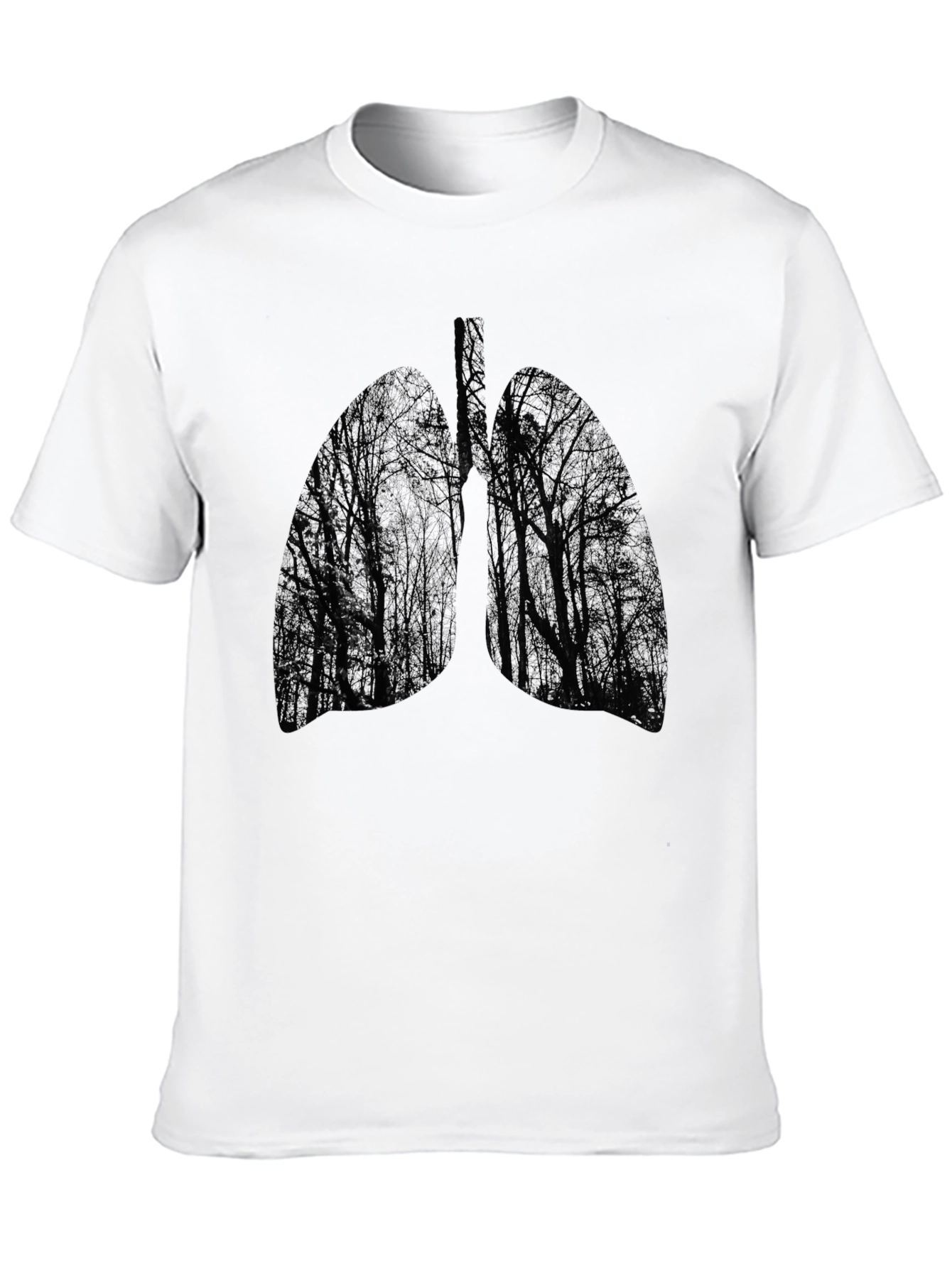 Nature Lungs Graphic Tee - Breathe in Style