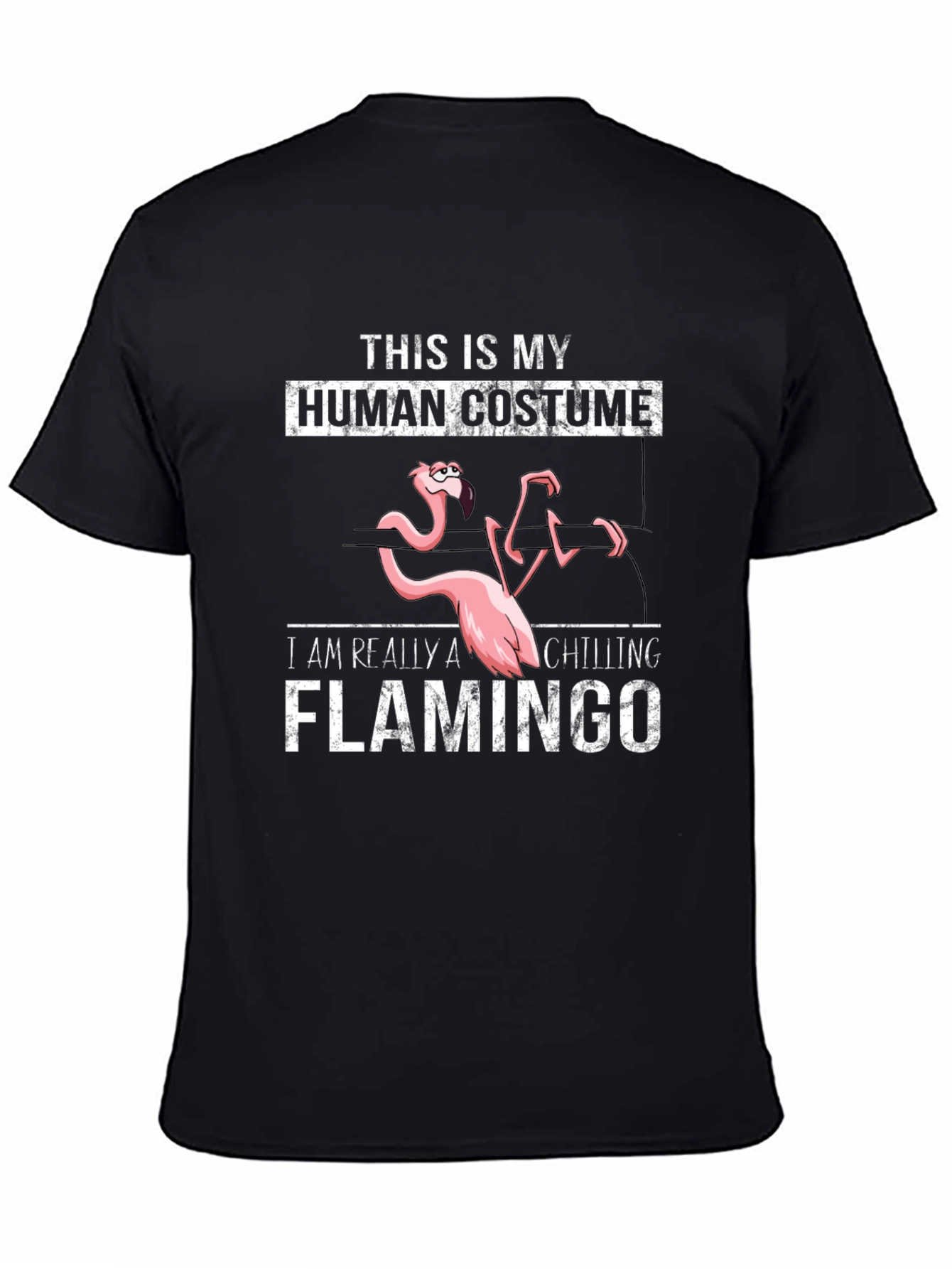 Funny Flamingo Human Costume T-Shirt