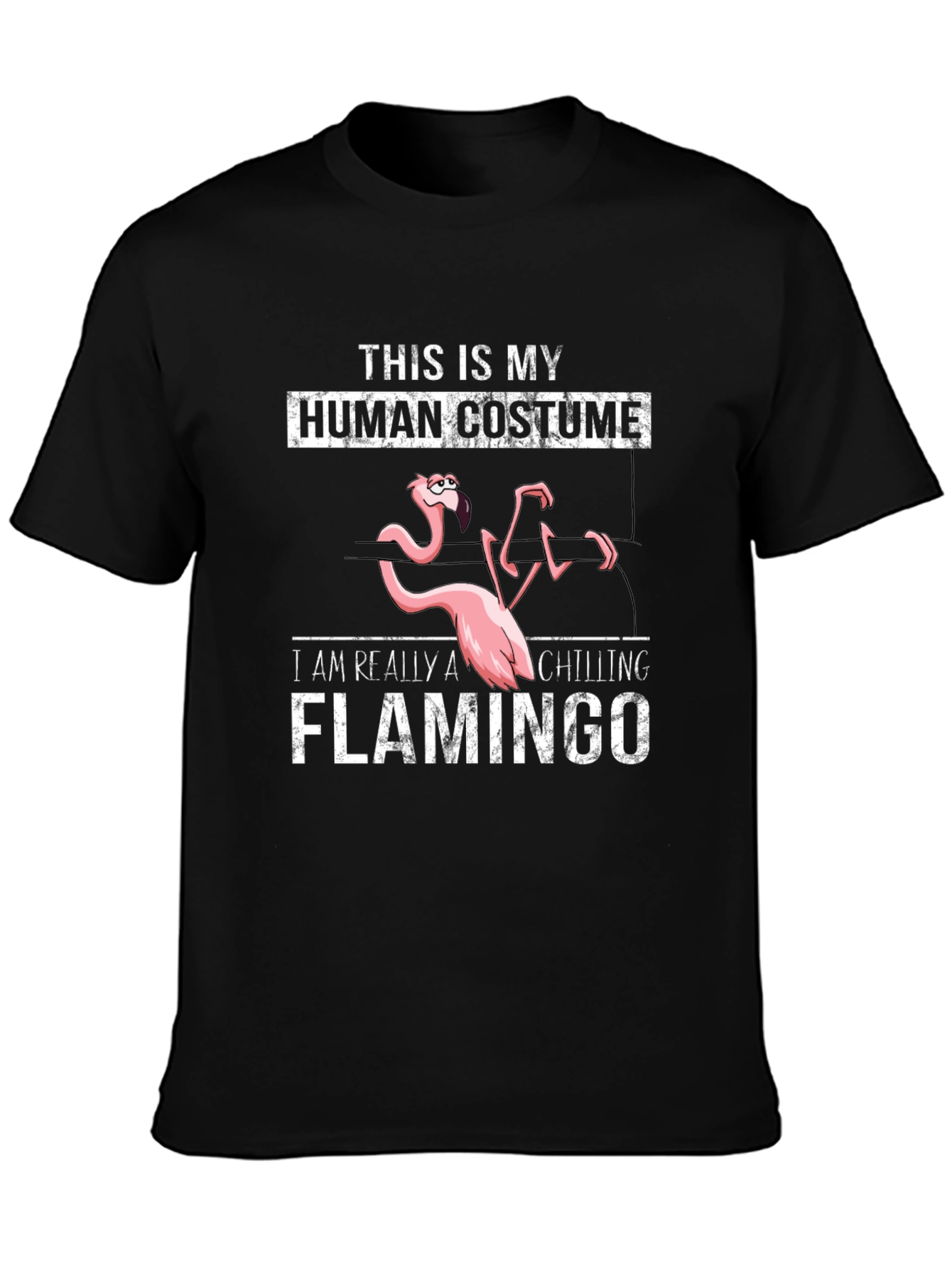 Funny Flamingo Human Costume T-Shirt
