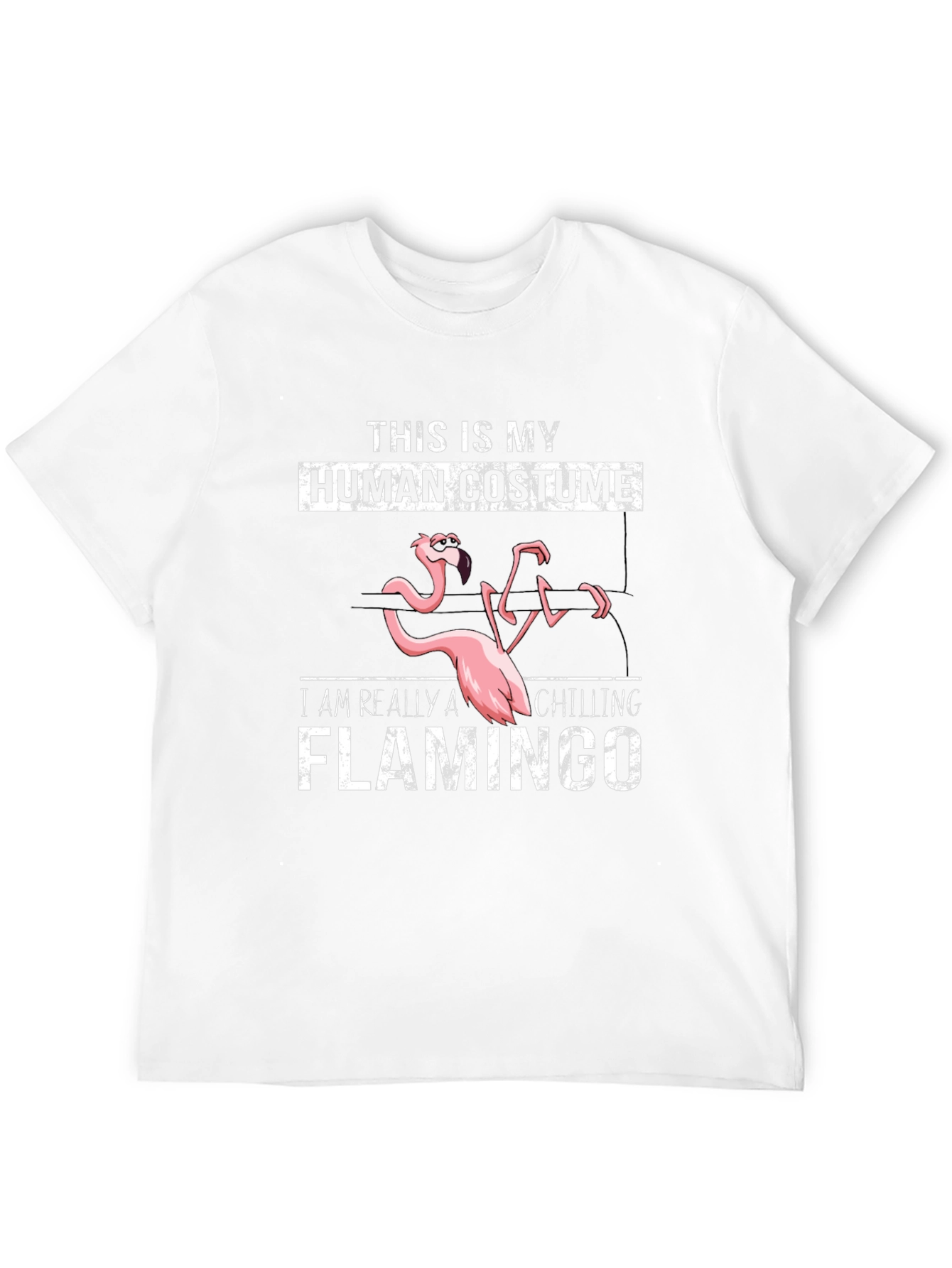 Funny Flamingo Human Costume T-Shirt