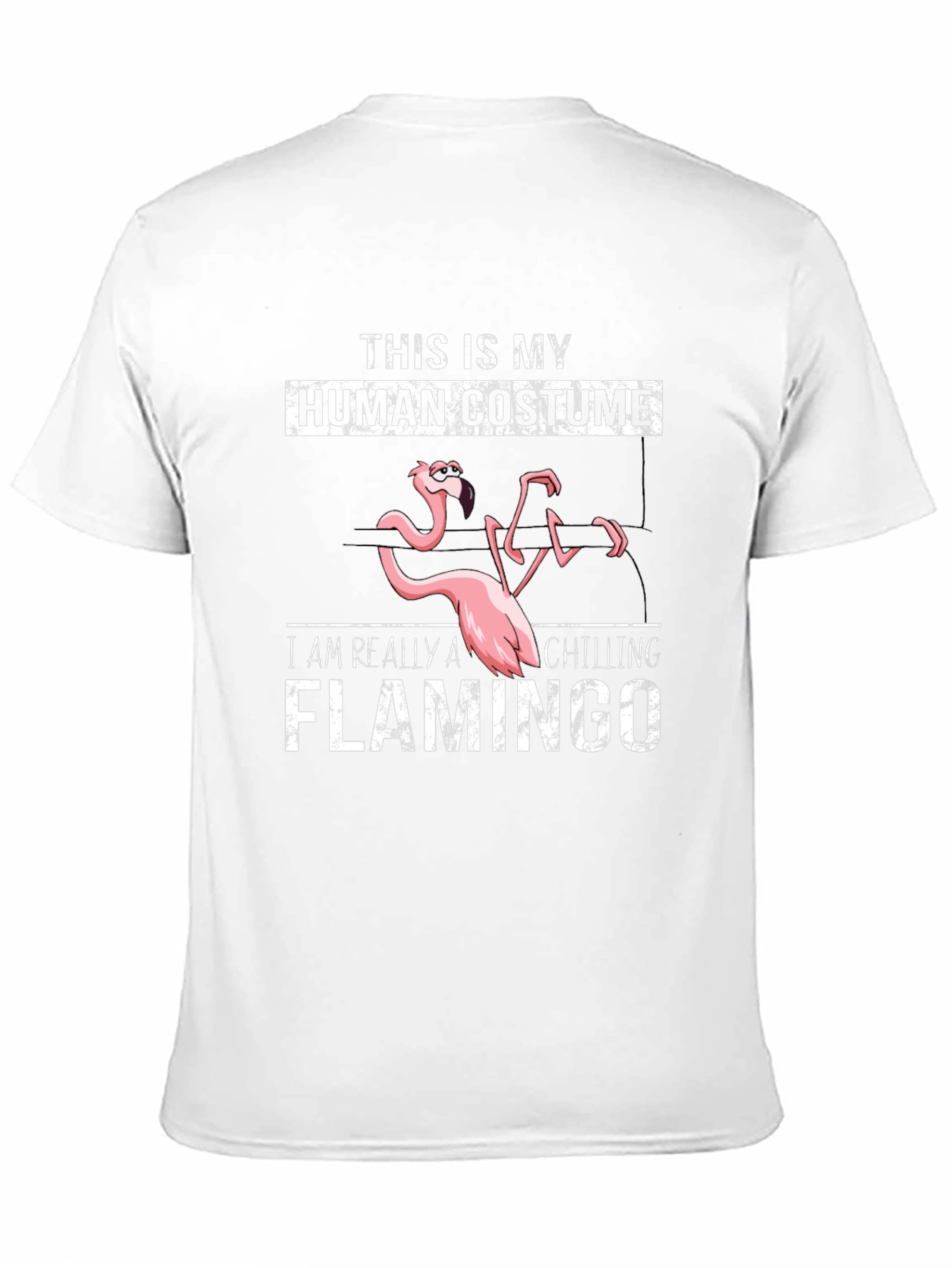 Funny Flamingo Human Costume T-Shirt
