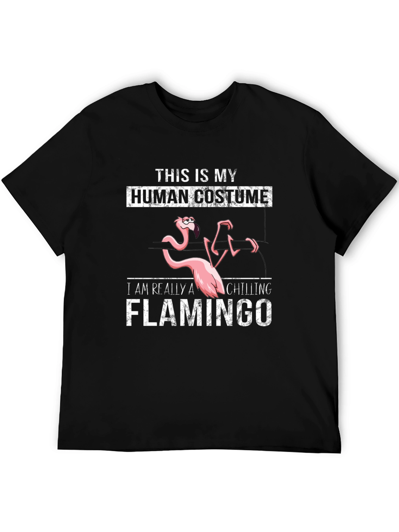 Funny Flamingo Human Costume T-Shirt