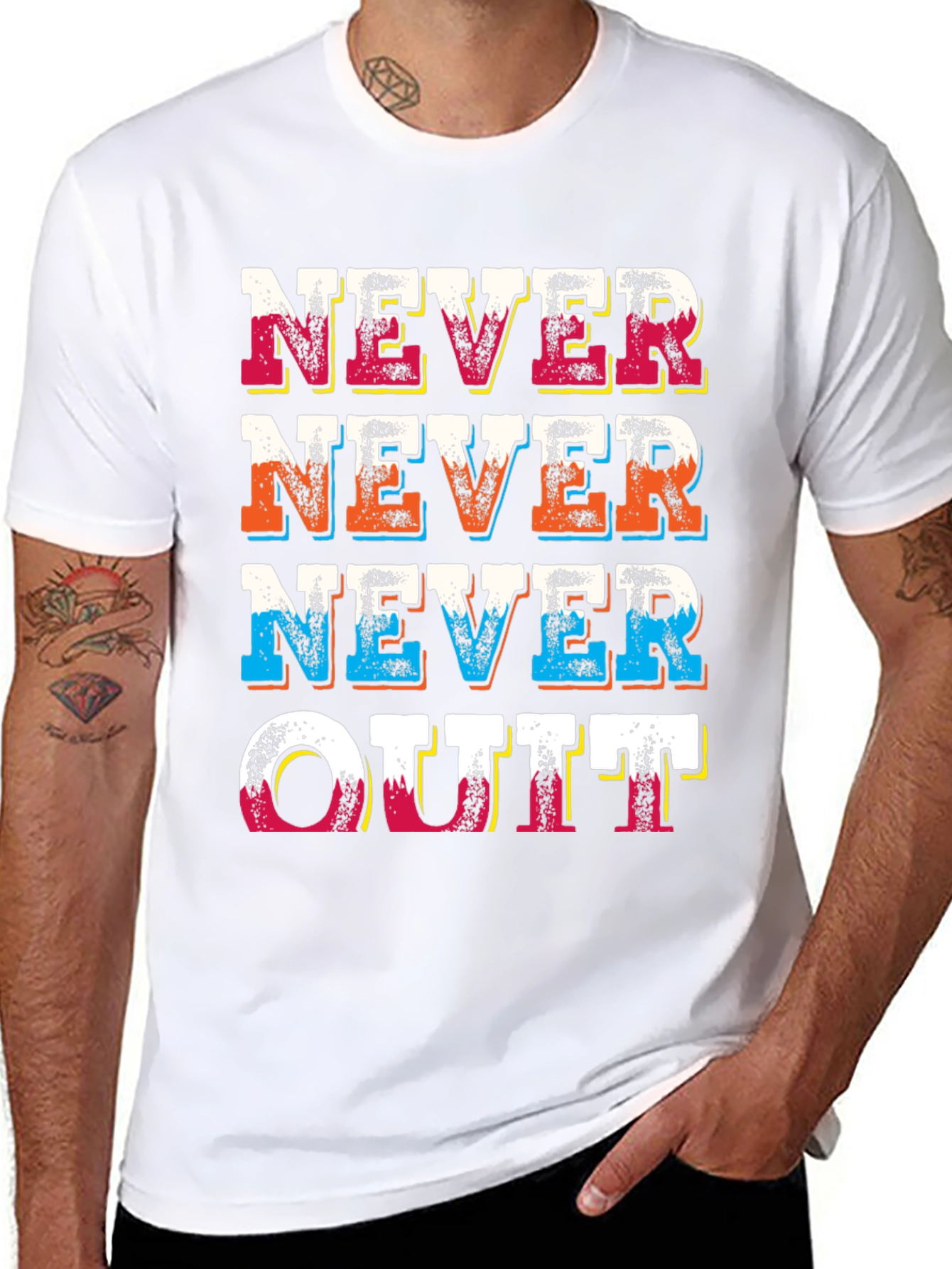 Never Quit Graphic T-Shirt