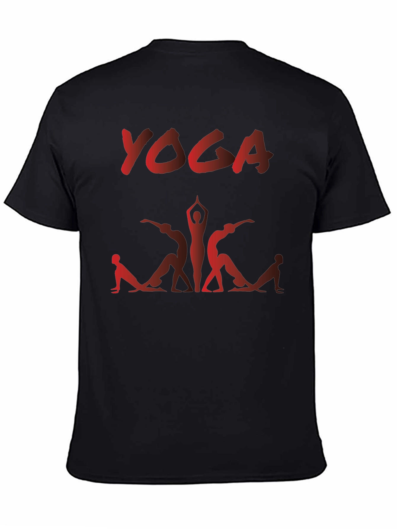 Yoga Graphic Print Mens T-Shirt