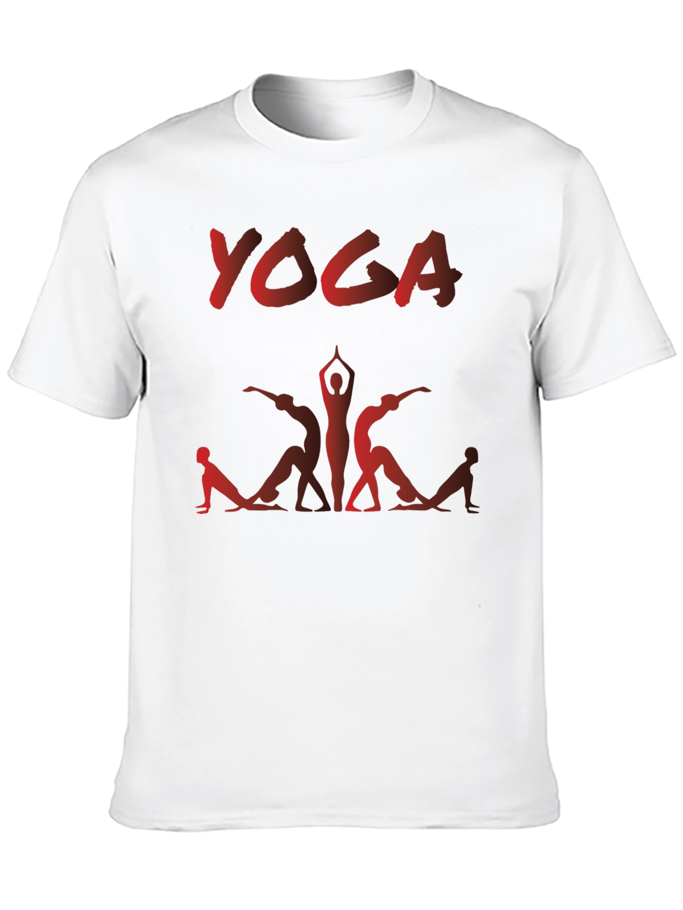 Yoga Graphic Print Mens T-Shirt