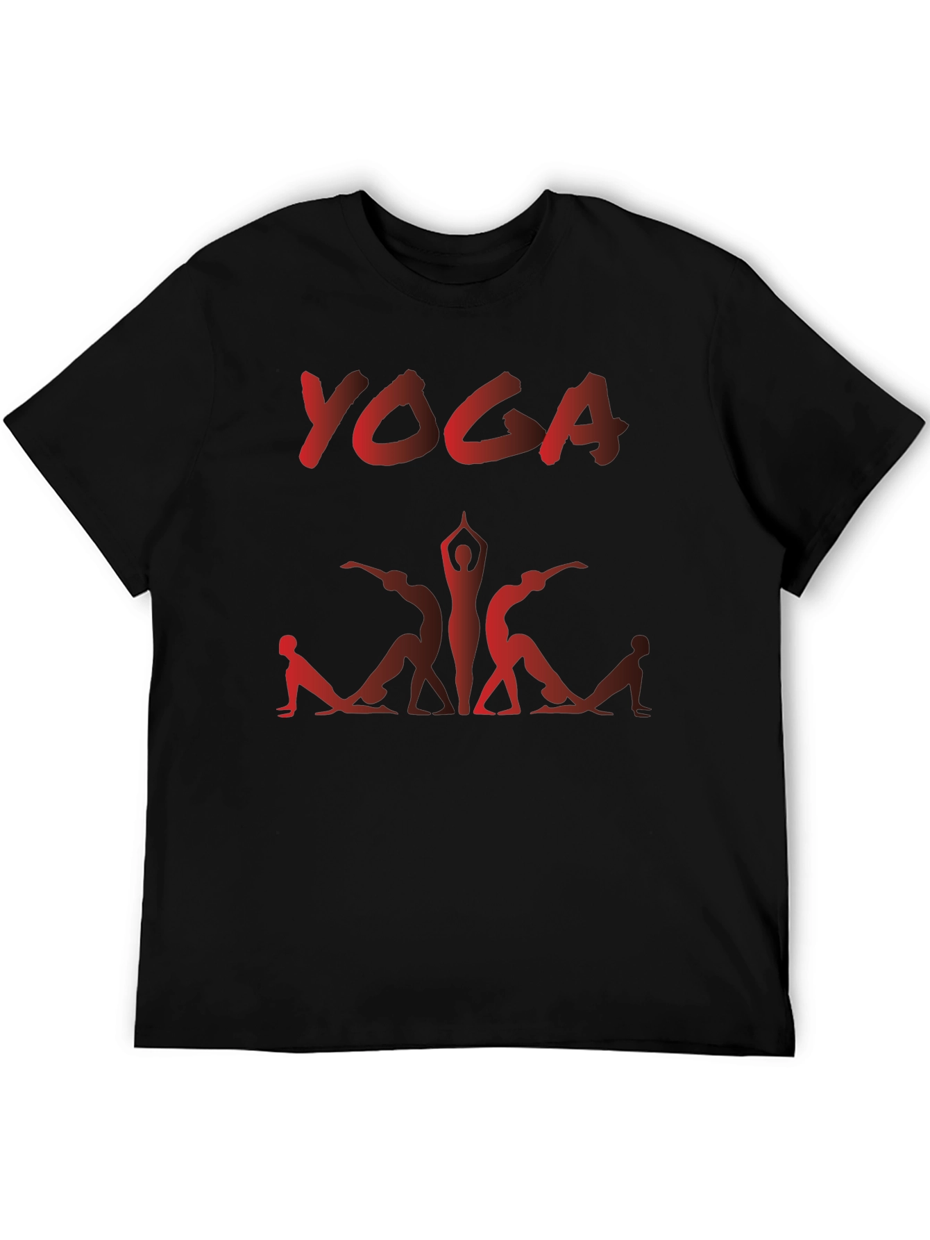 Yoga Graphic Print Mens T-Shirt