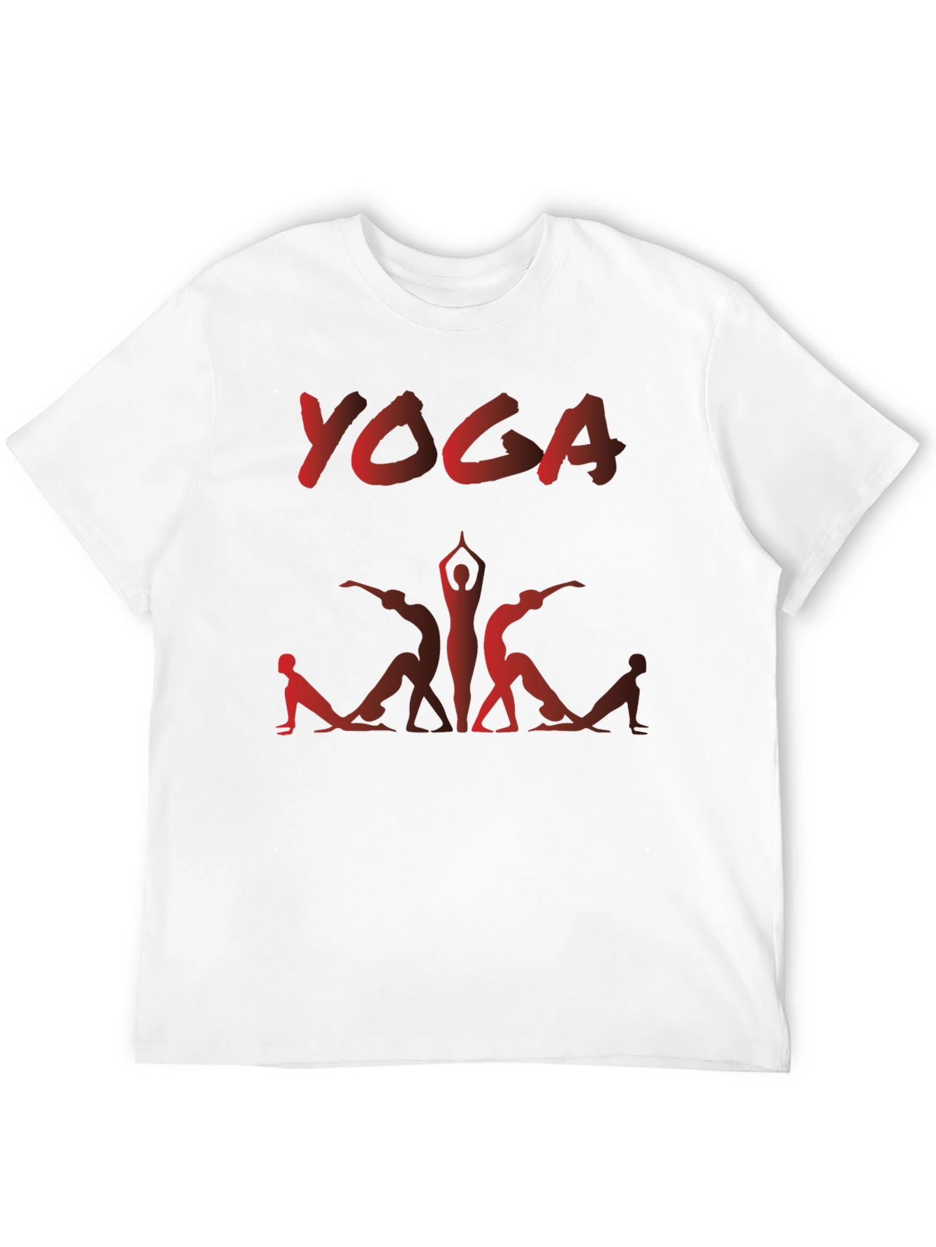 Yoga Graphic Print Mens T-Shirt