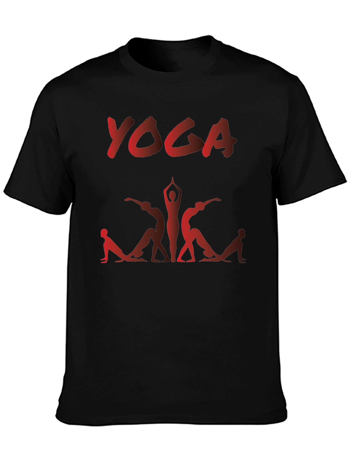 Yoga Graphic Print Mens T-Shirt
