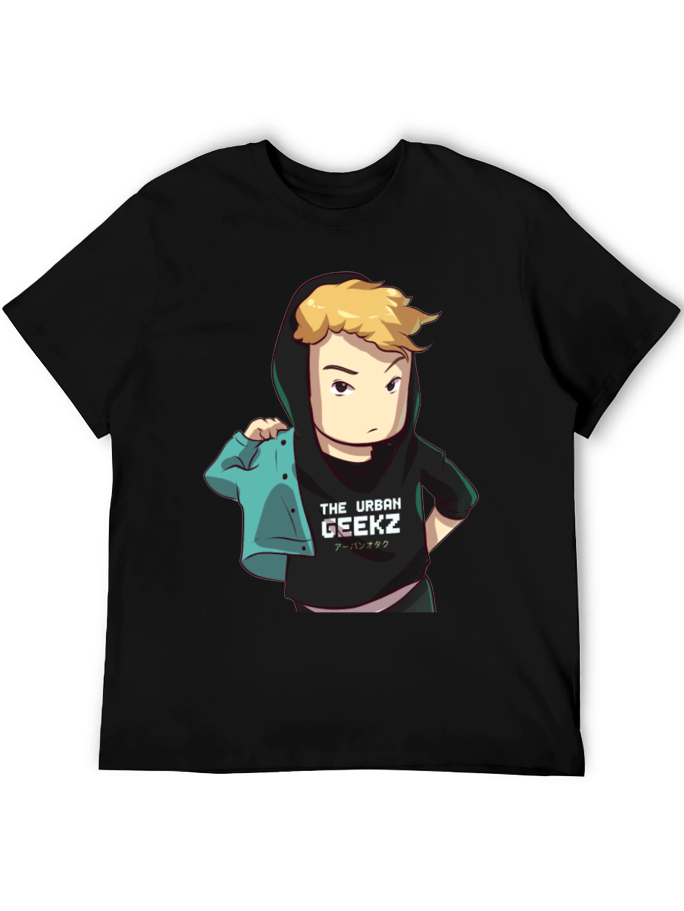 Urban Geekz Black Graphic Tee