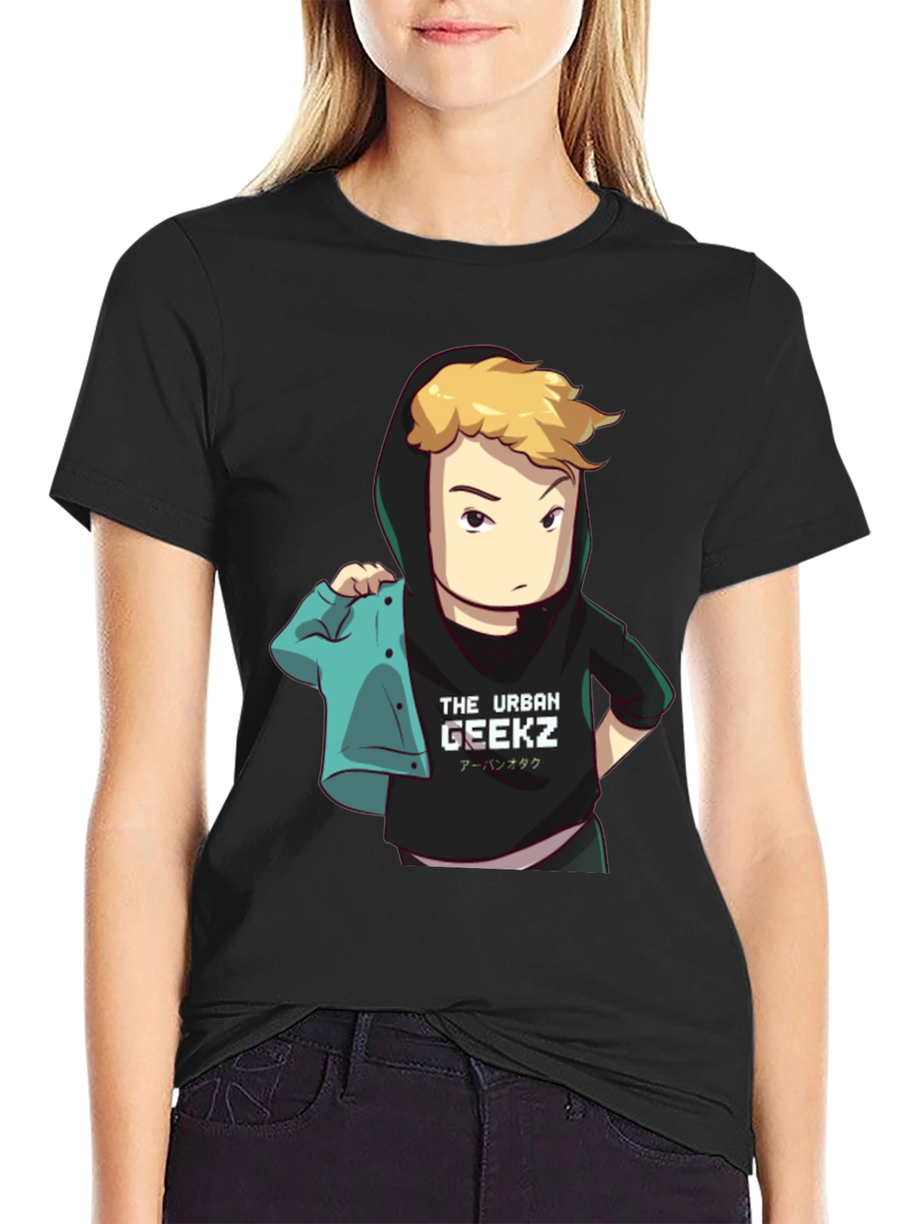 Urban Geekz Black Graphic Tee