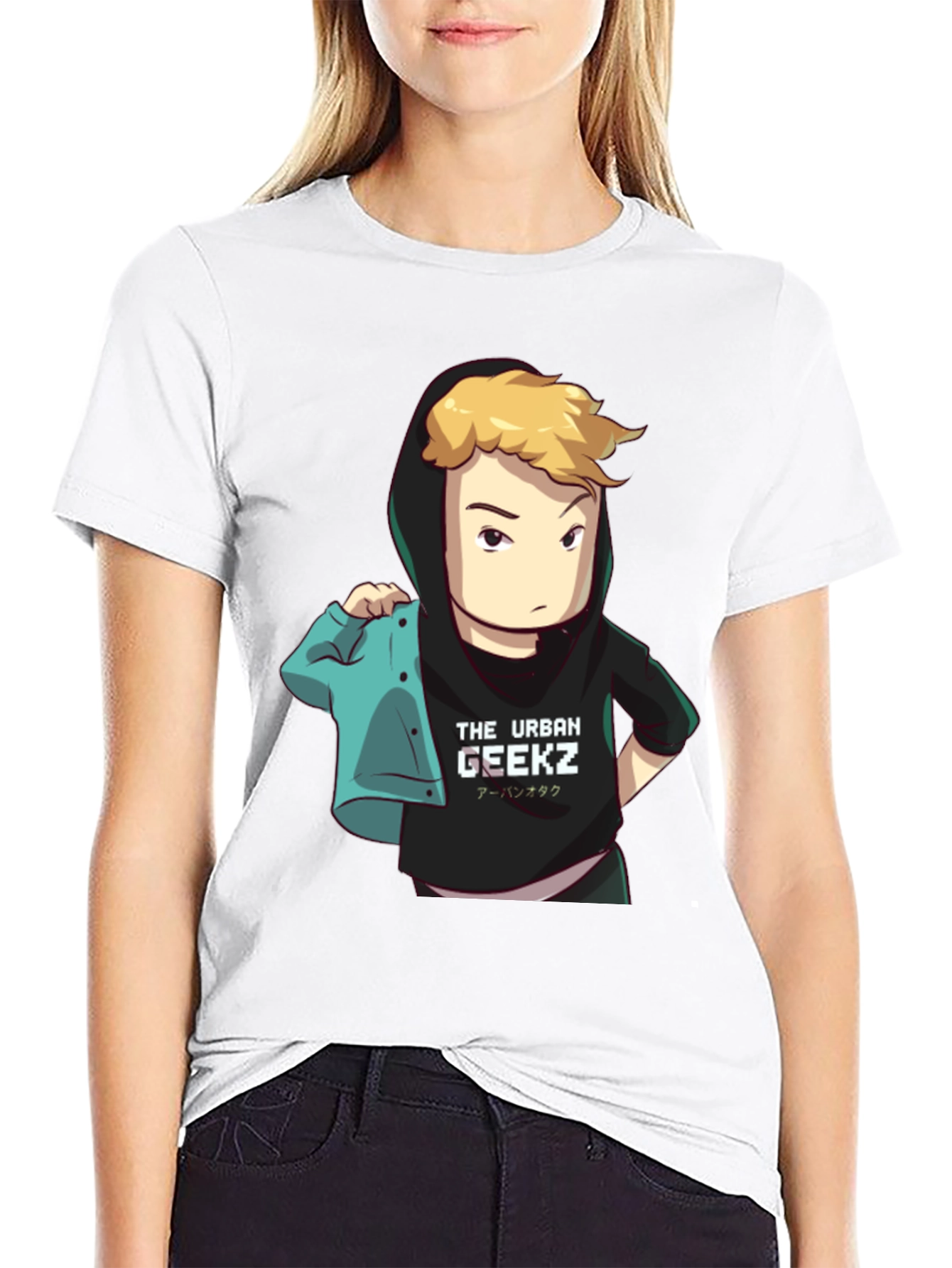 Urban Geekz Black Graphic Tee